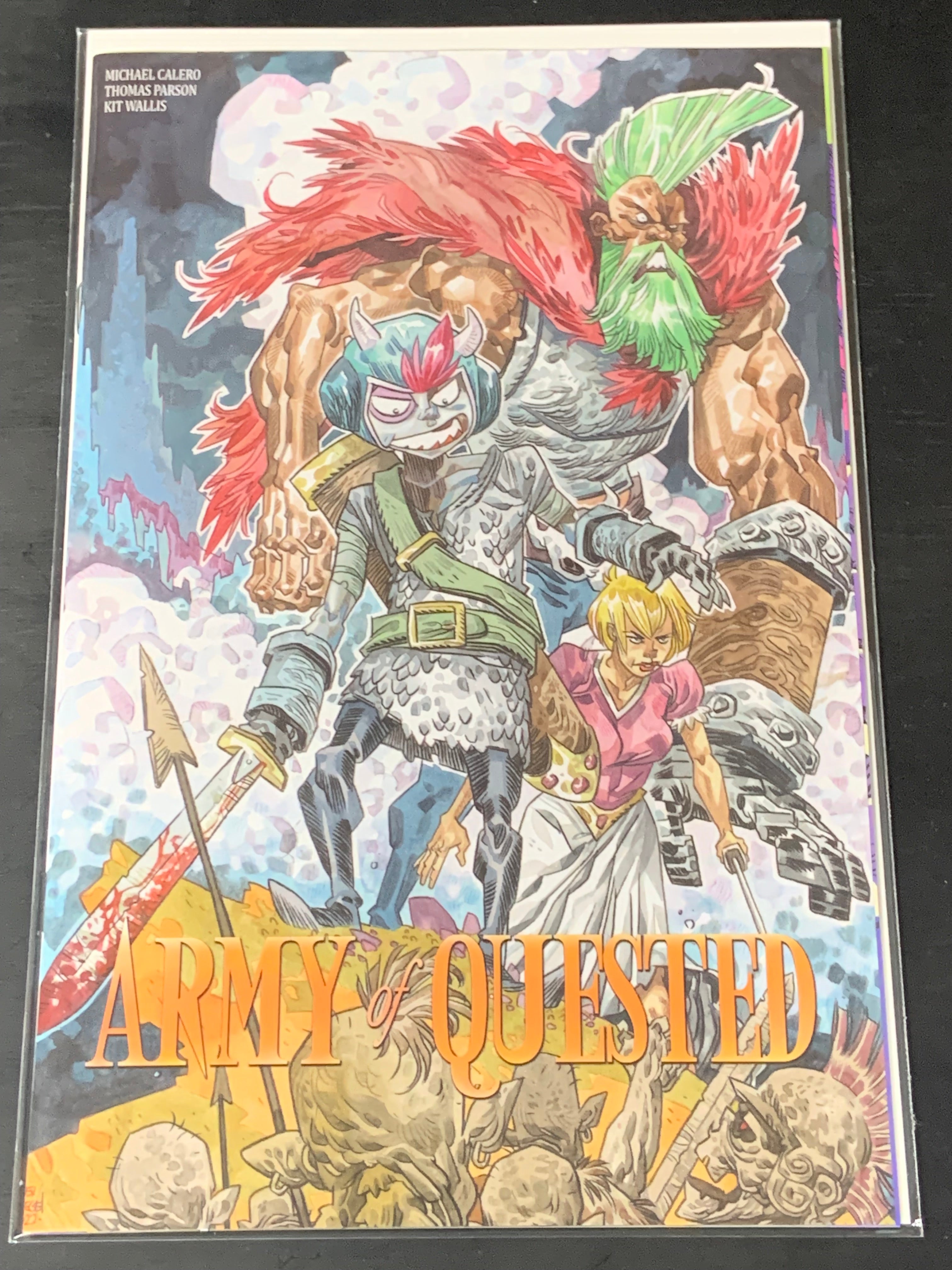Quested 1 Whatnot Publishing 2022 Alex Riegel Army of Darkness Homage Variant