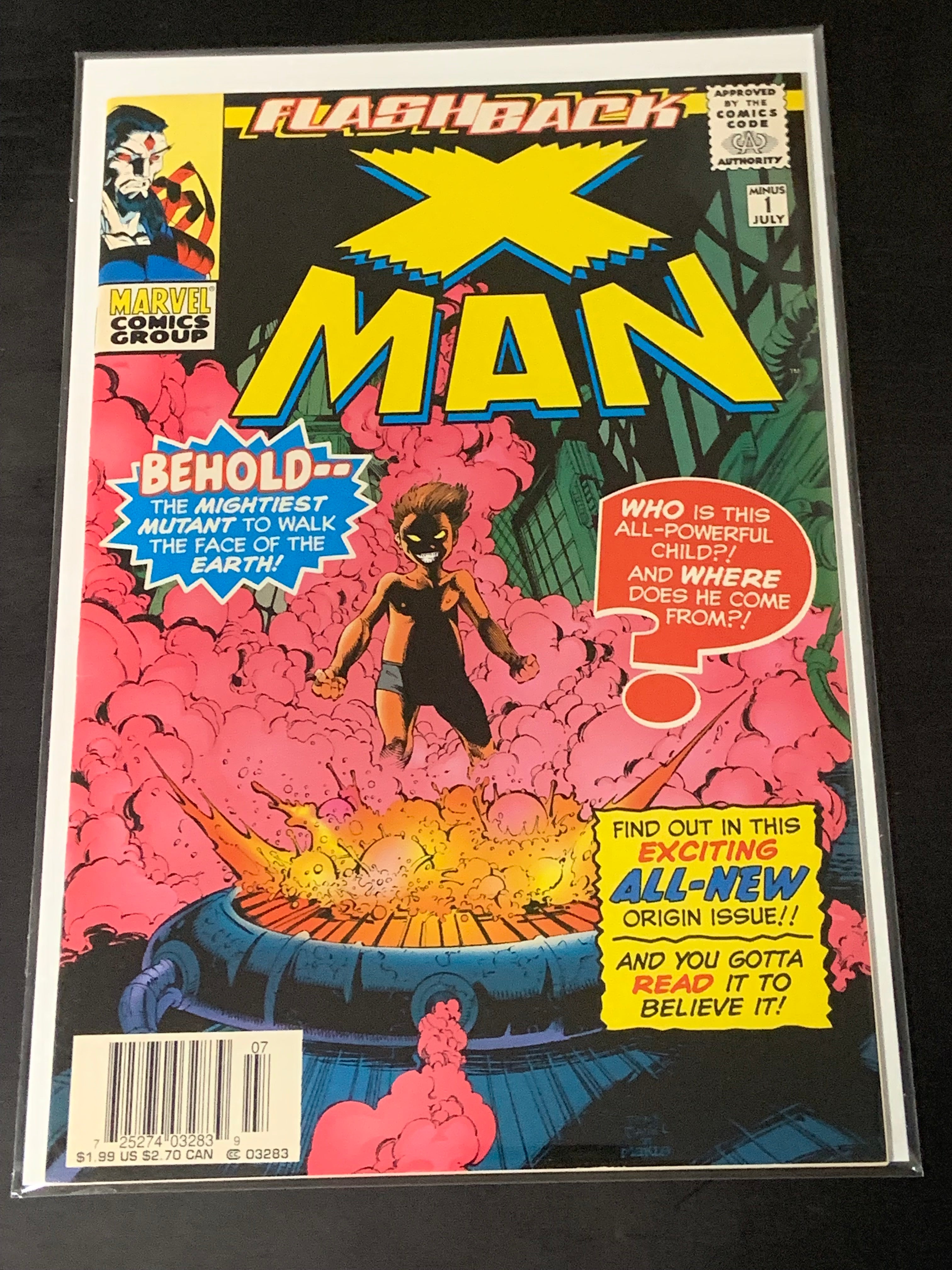 X Man Minus 1 Marvel 1997 Newsstand Tony Daniel Cover