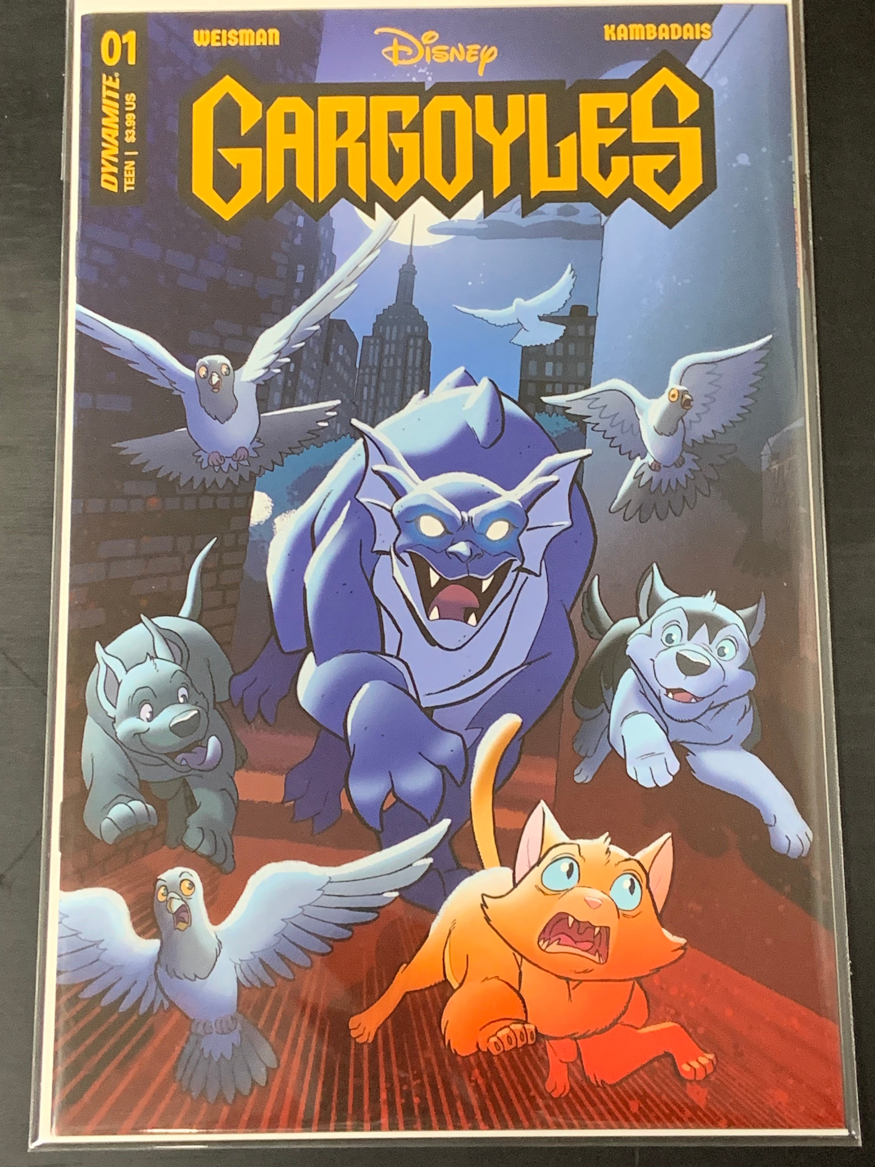 Gargoyles 1 Dynamite 2022 Tony Fleecs Cover F