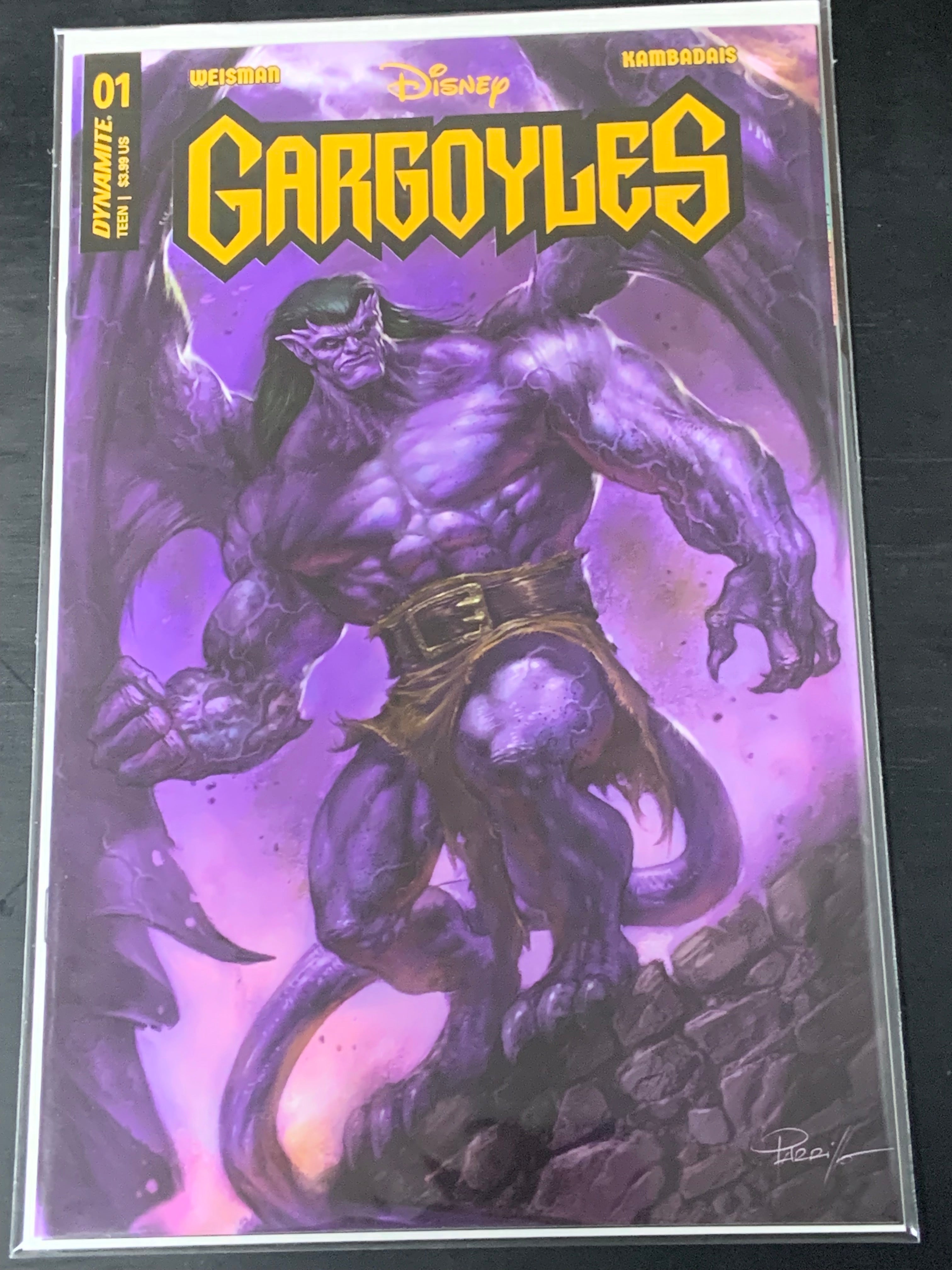 Gargoyles 1 Dynamite 2022 Lucio Parrillo Cover C