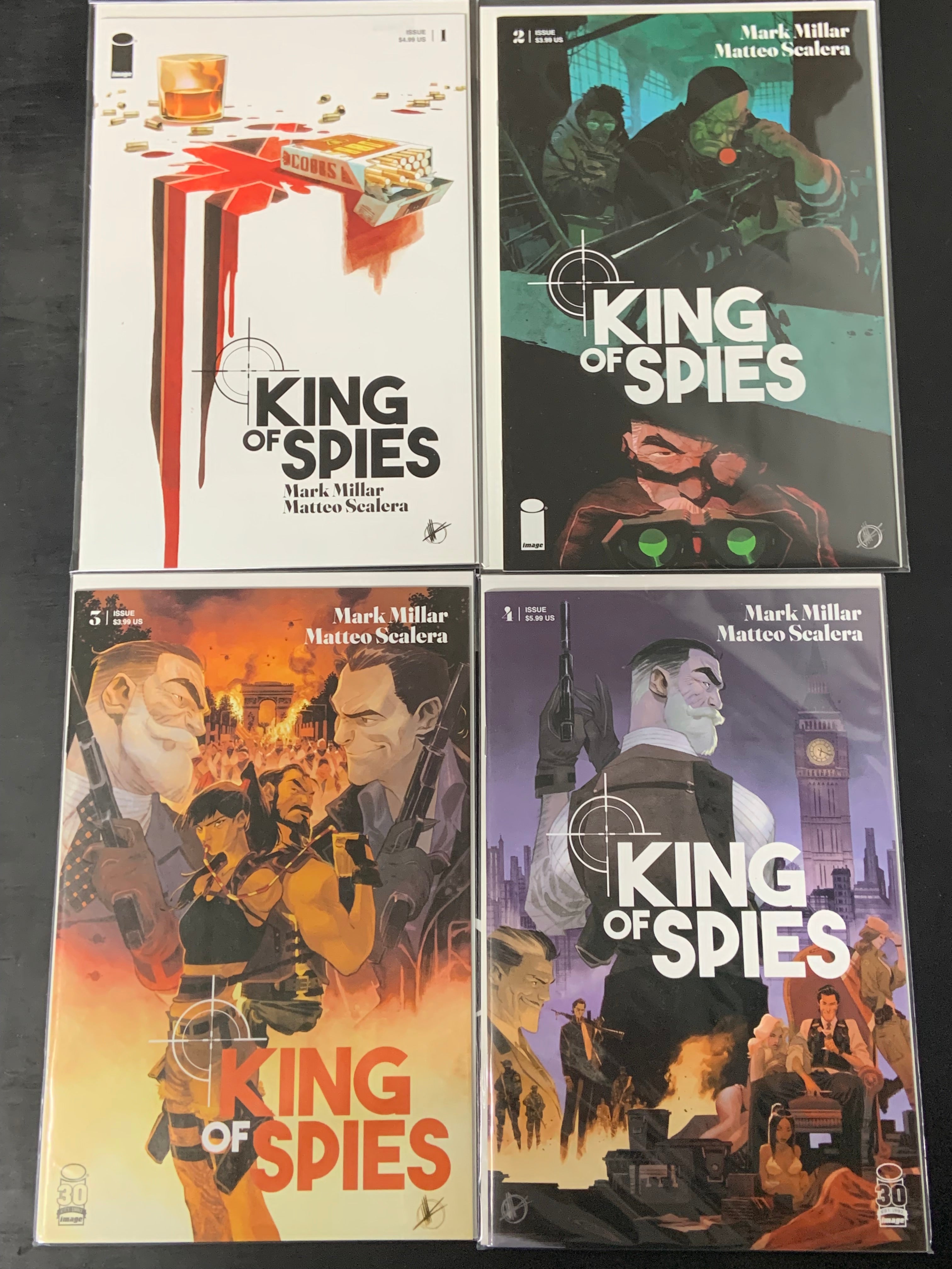 King of Spies 1-4 Full Set Image Comics