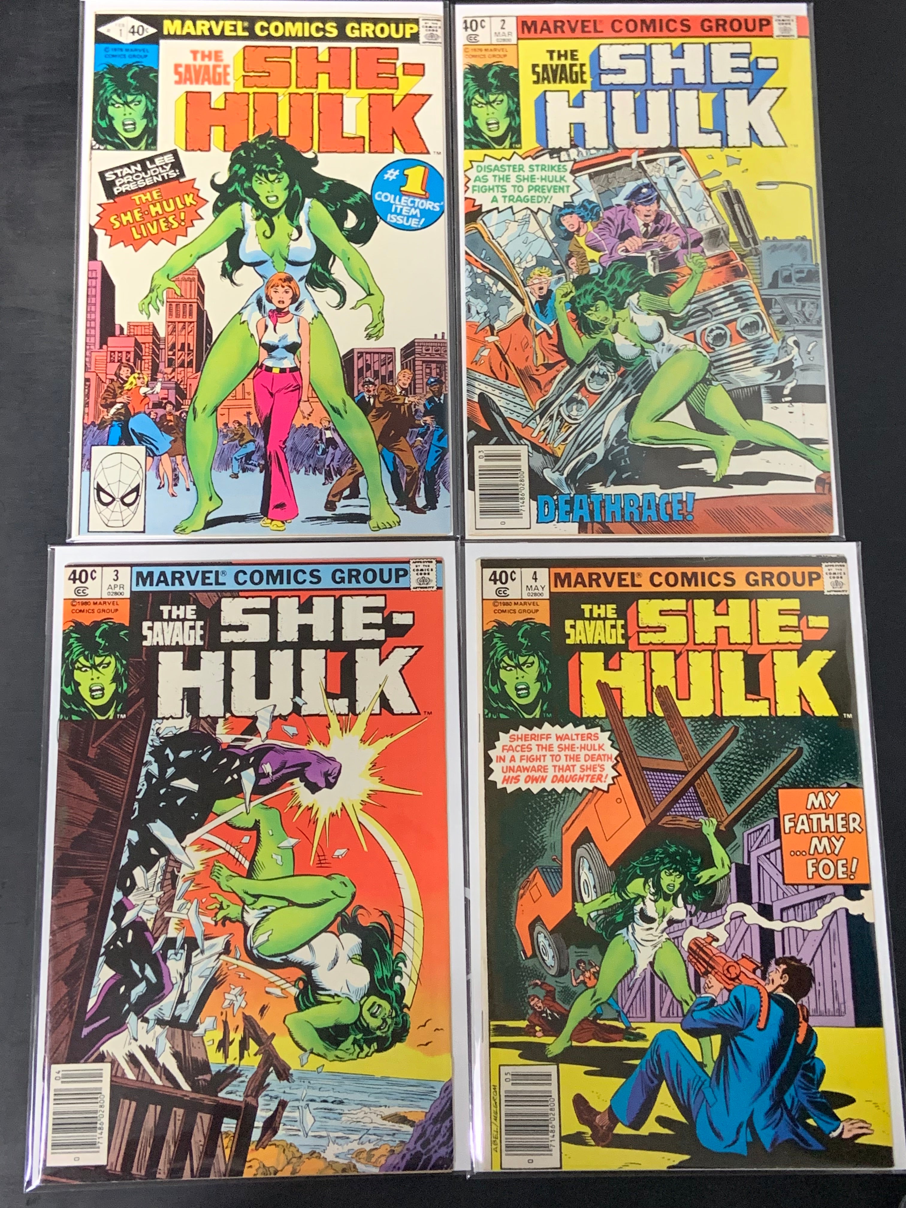 The Savage She-Hulk 1-6 Set Marvel 1980 1st App & Origin of She-Hulk