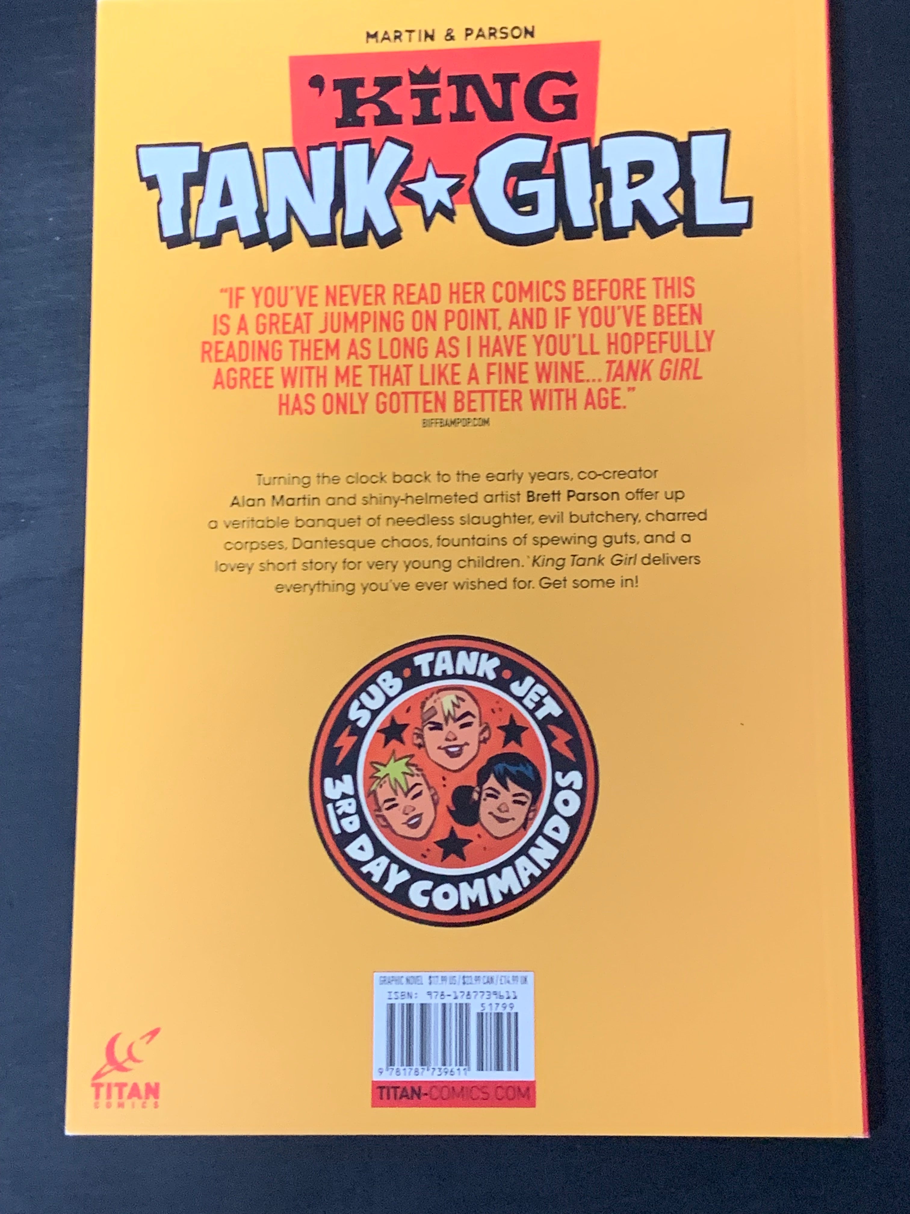 King Tank Girl Trade Paperback Titan Comics 2022