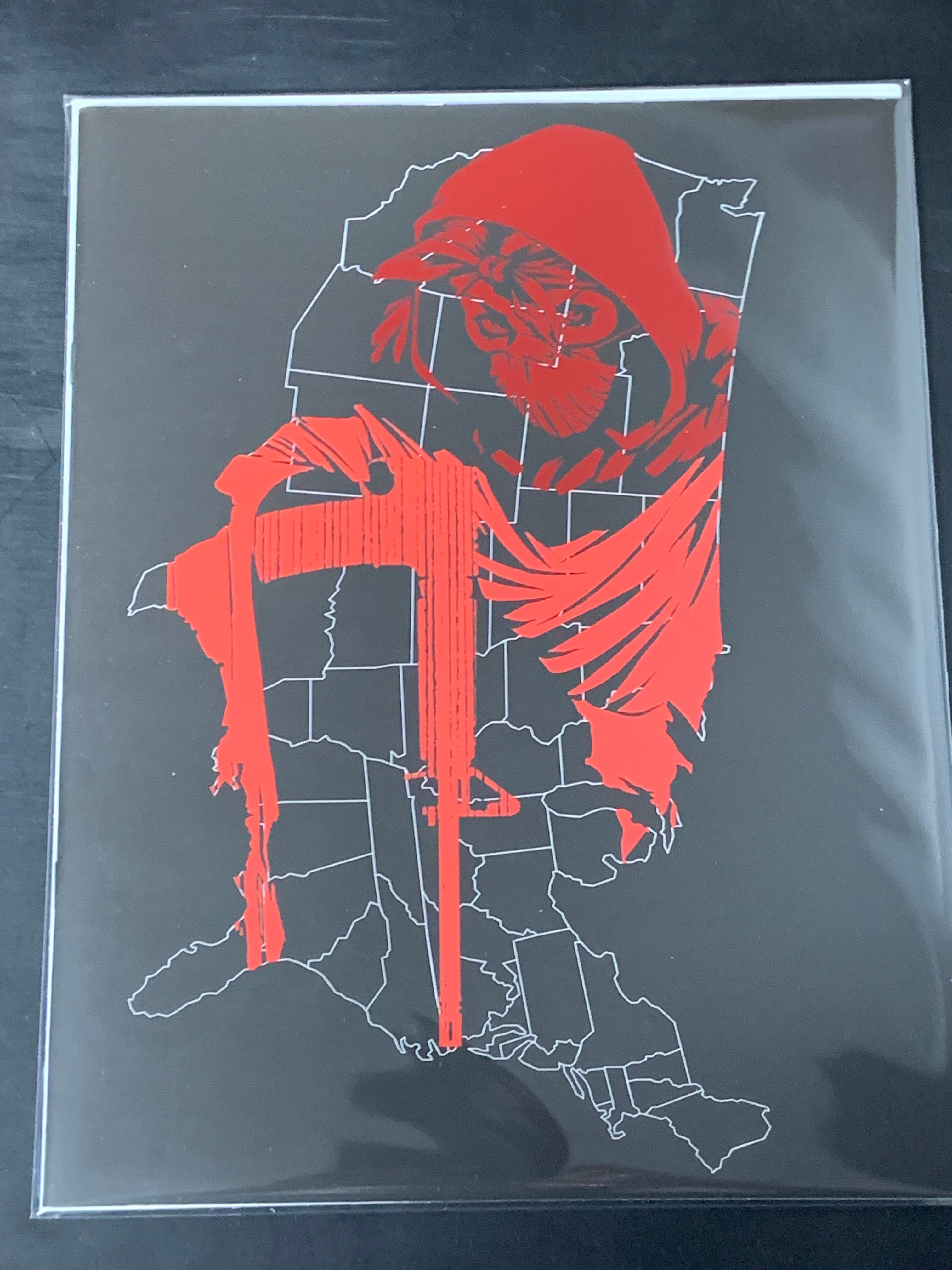 Rogue State 1 Black Mask 2022 Virgin Foil Variant