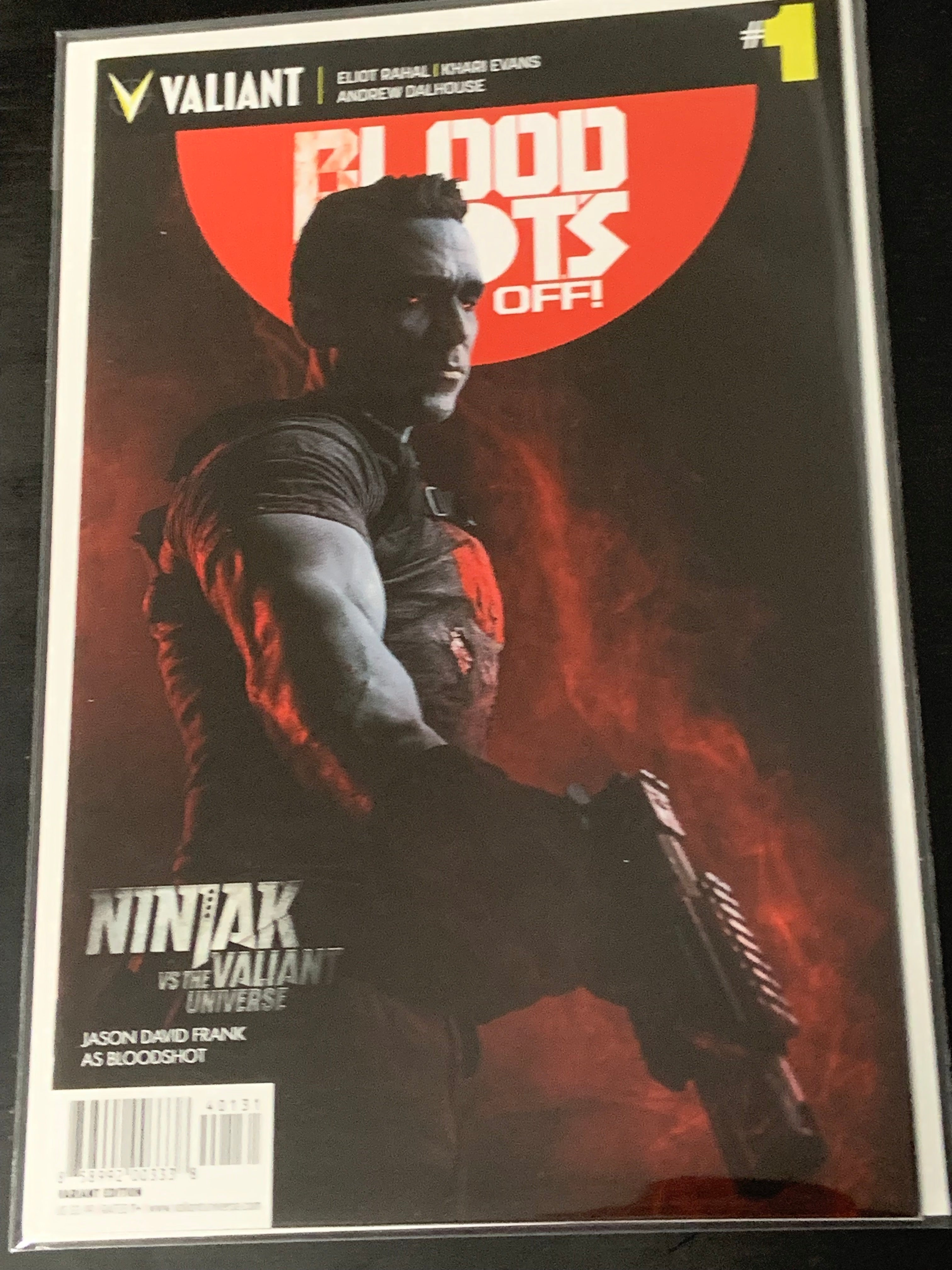 Blood Shot's Day Off 1 Valiant 2917 Photo Variant Cover
