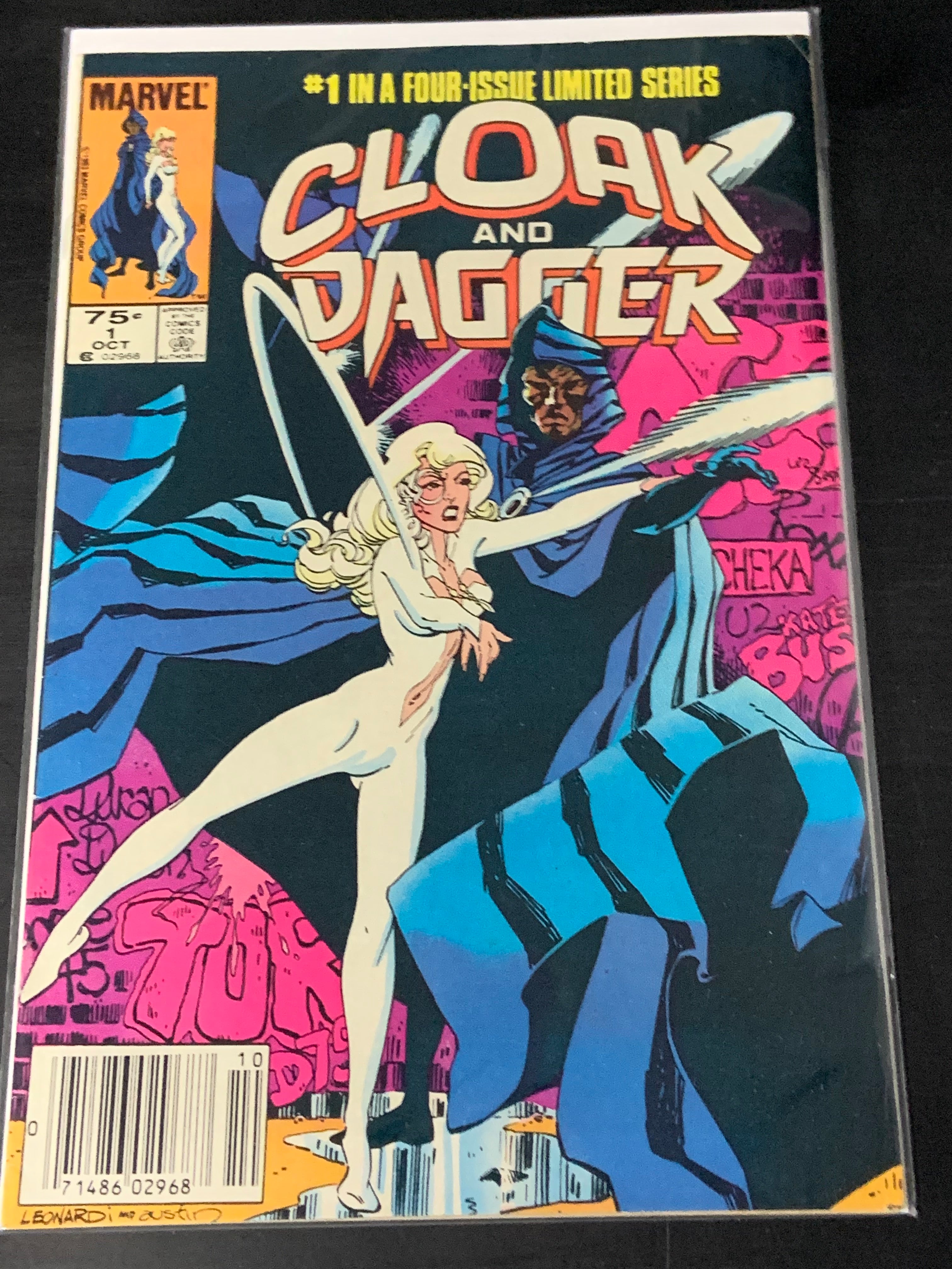 Cloak and Dagger Set 1,2,4 Marvel 1983 All CPV