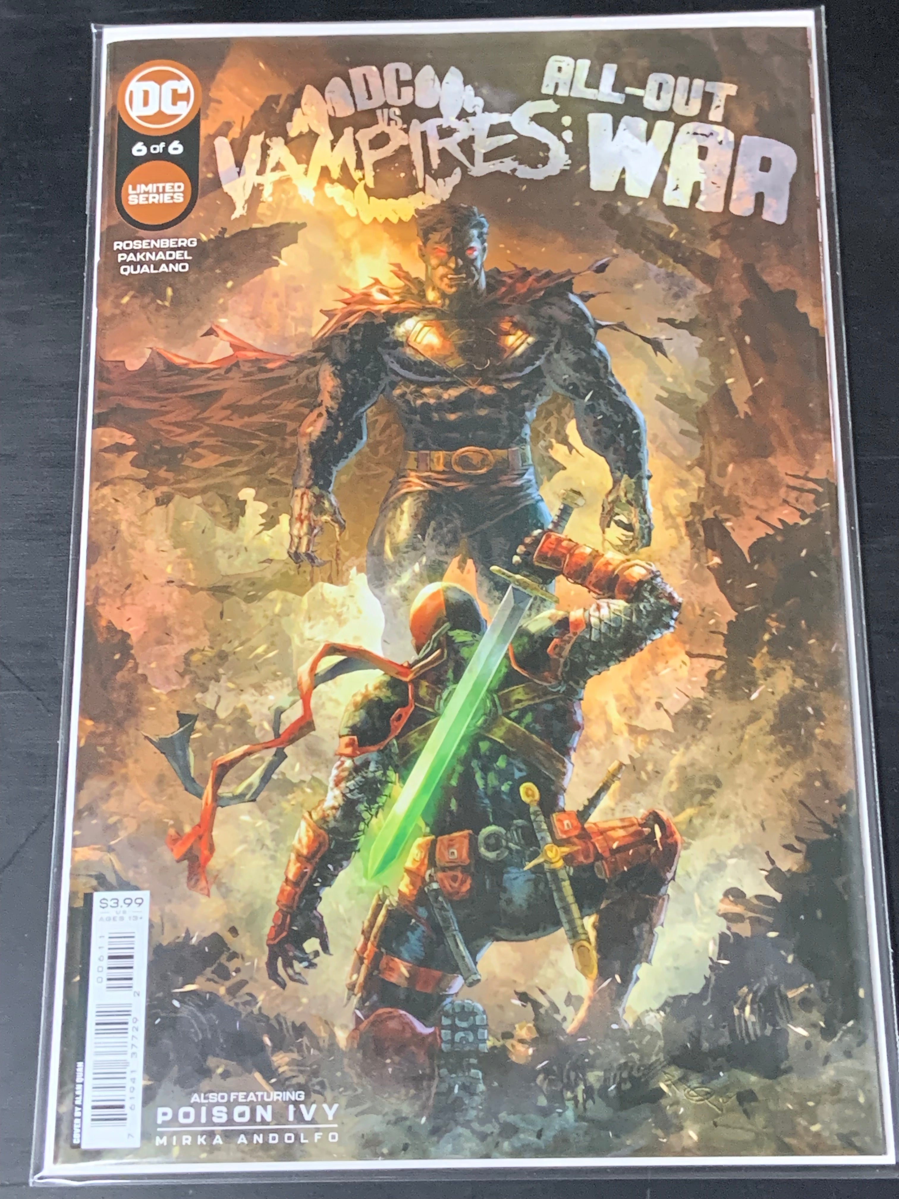 DC vs Vampires All Out War 6 DC 2022 Cover A Alan Quah