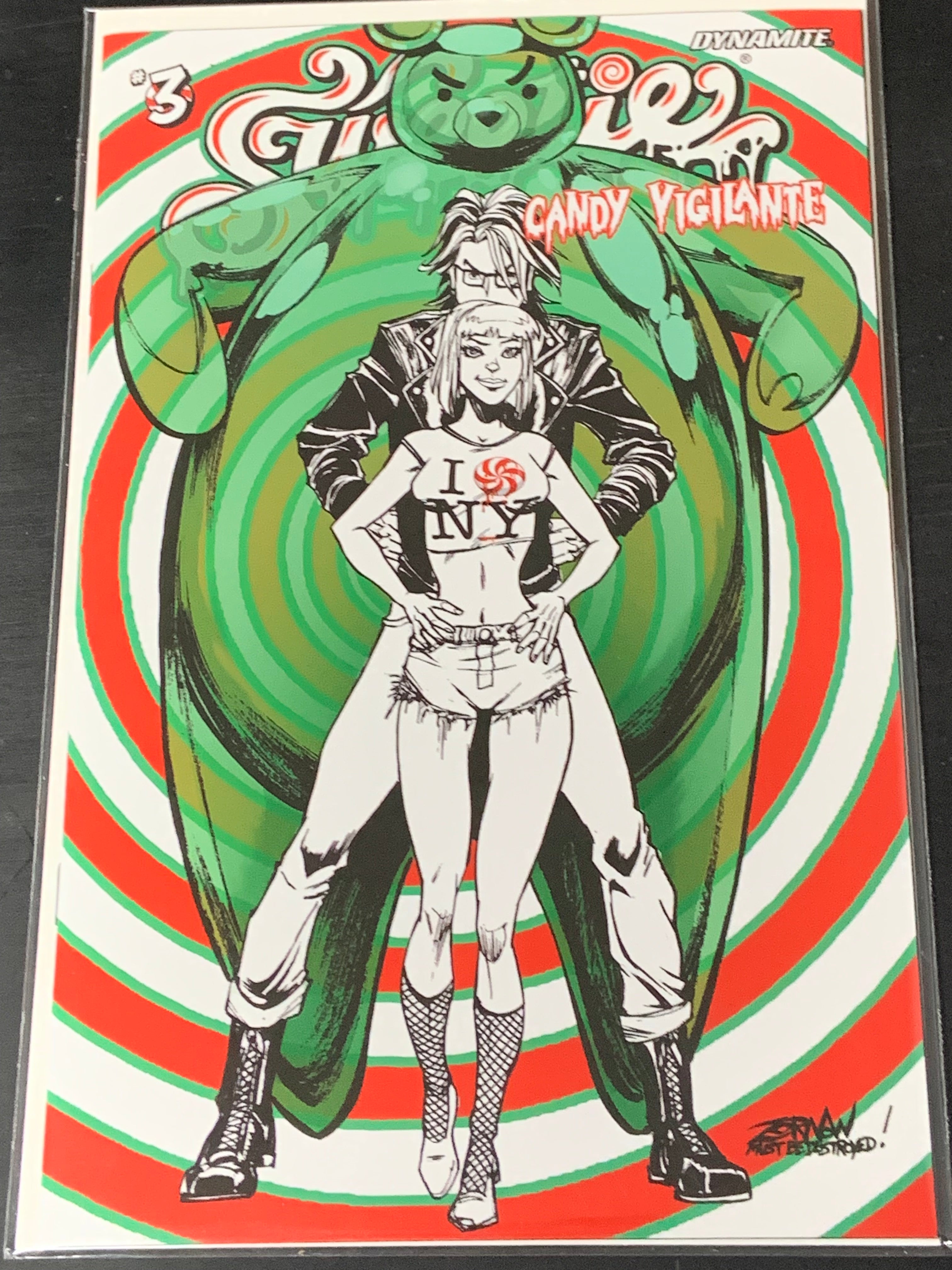 Sweetie Candy Vigilante 3 Dynamite 2022 1:7 ratio variant cover I