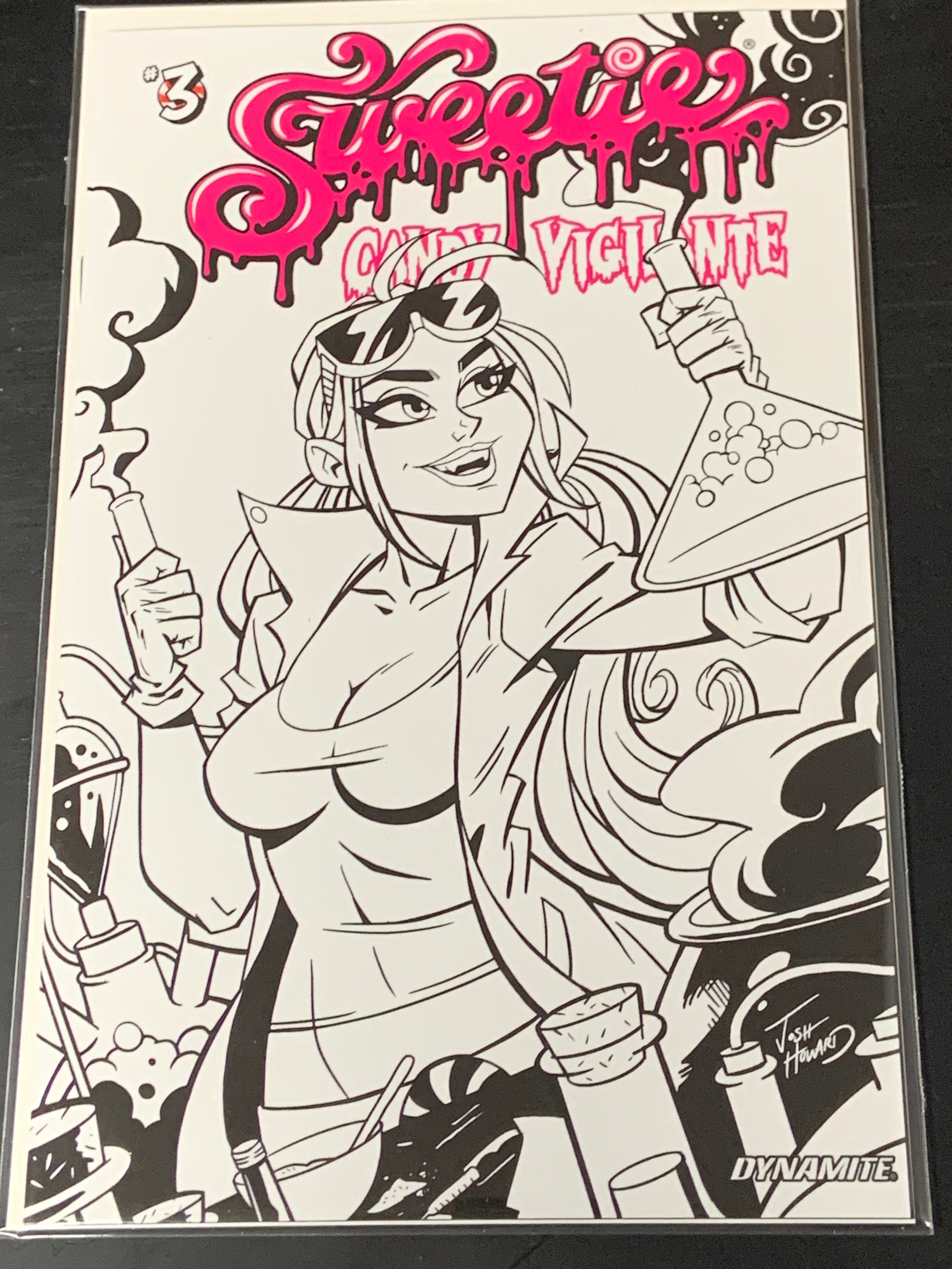 Sweetie Candy Vigilante 3 Dynamite 2022 1:7 ratio variant cover J