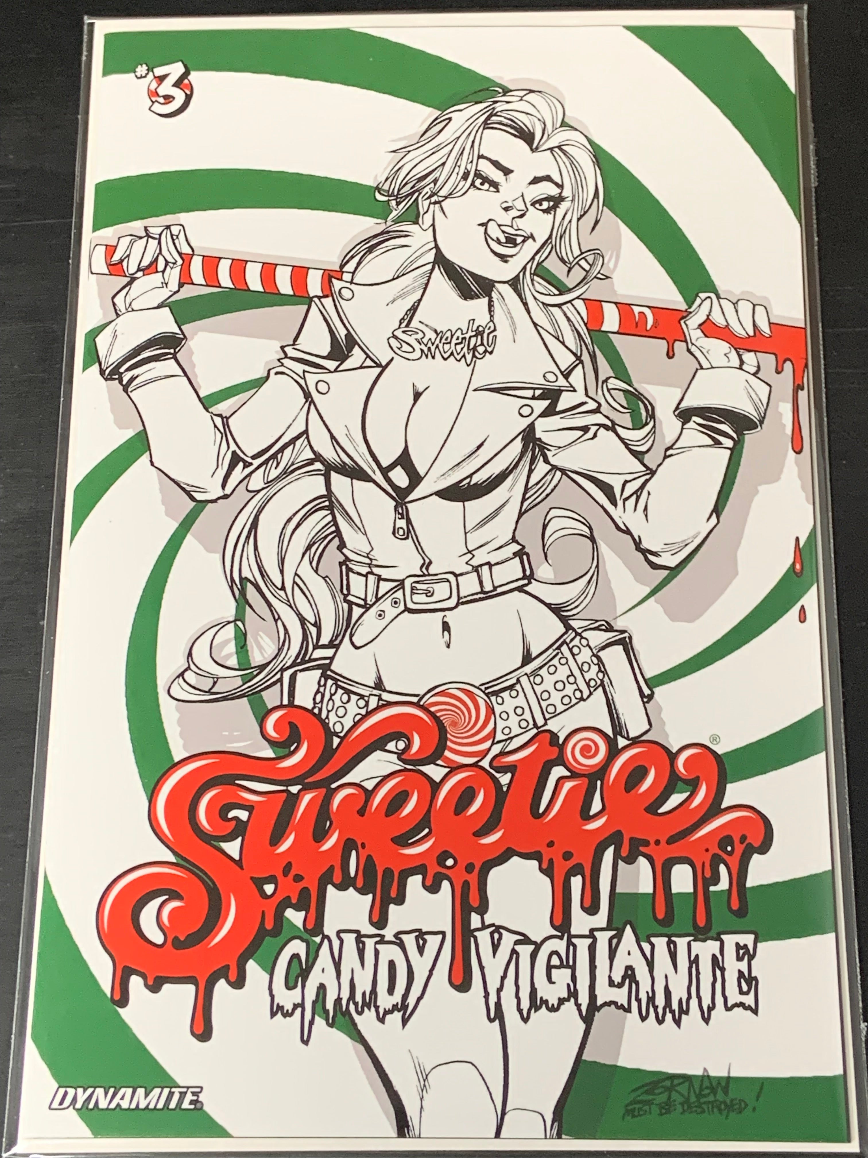 Sweetie Candy Vigilante 3 Dynamite 2022 1:7 ratio variant cover H