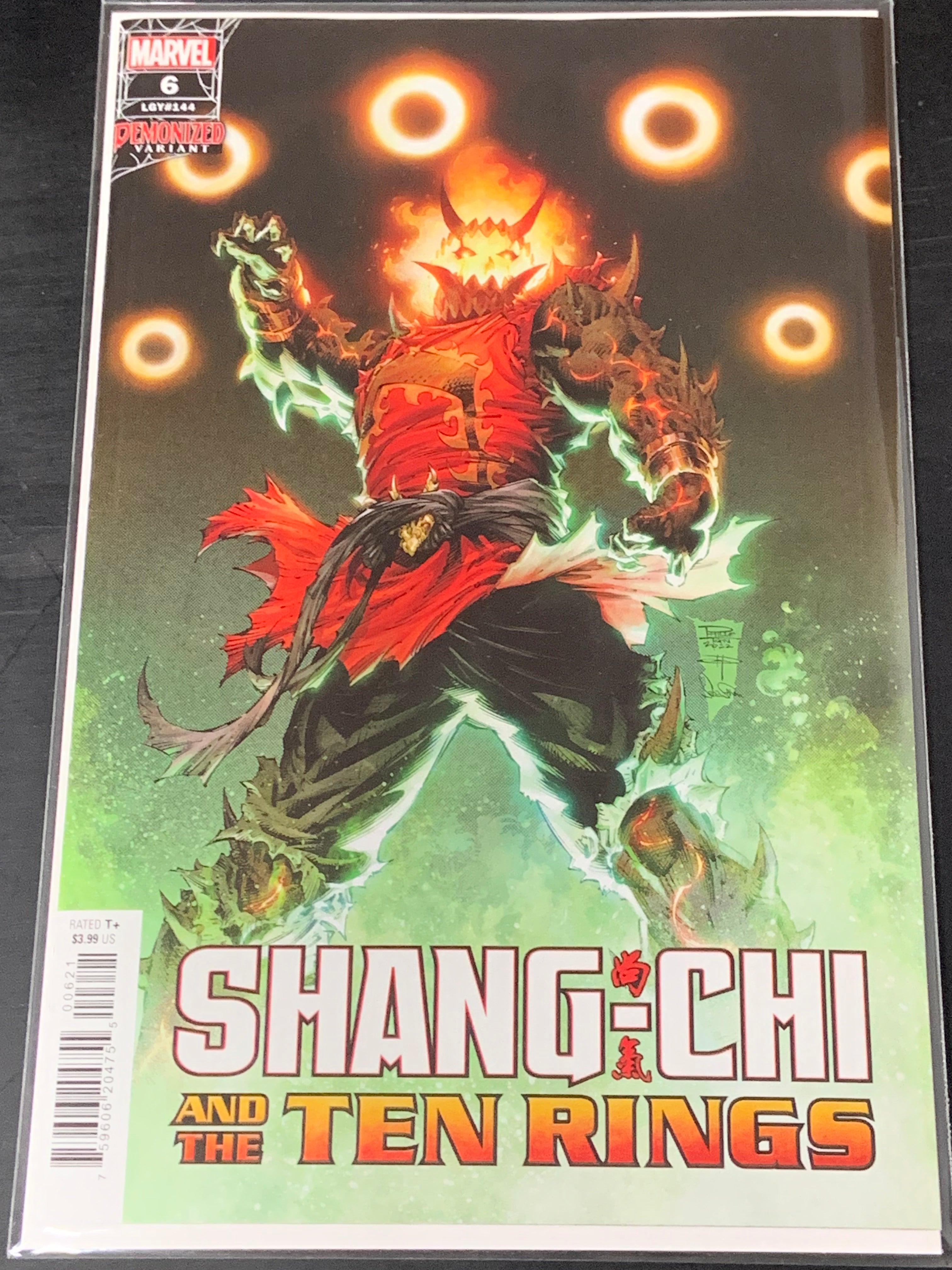 Shang-Chi and the Ten Rings 6 Marvel 2022 Demonized Variant Philip Tan