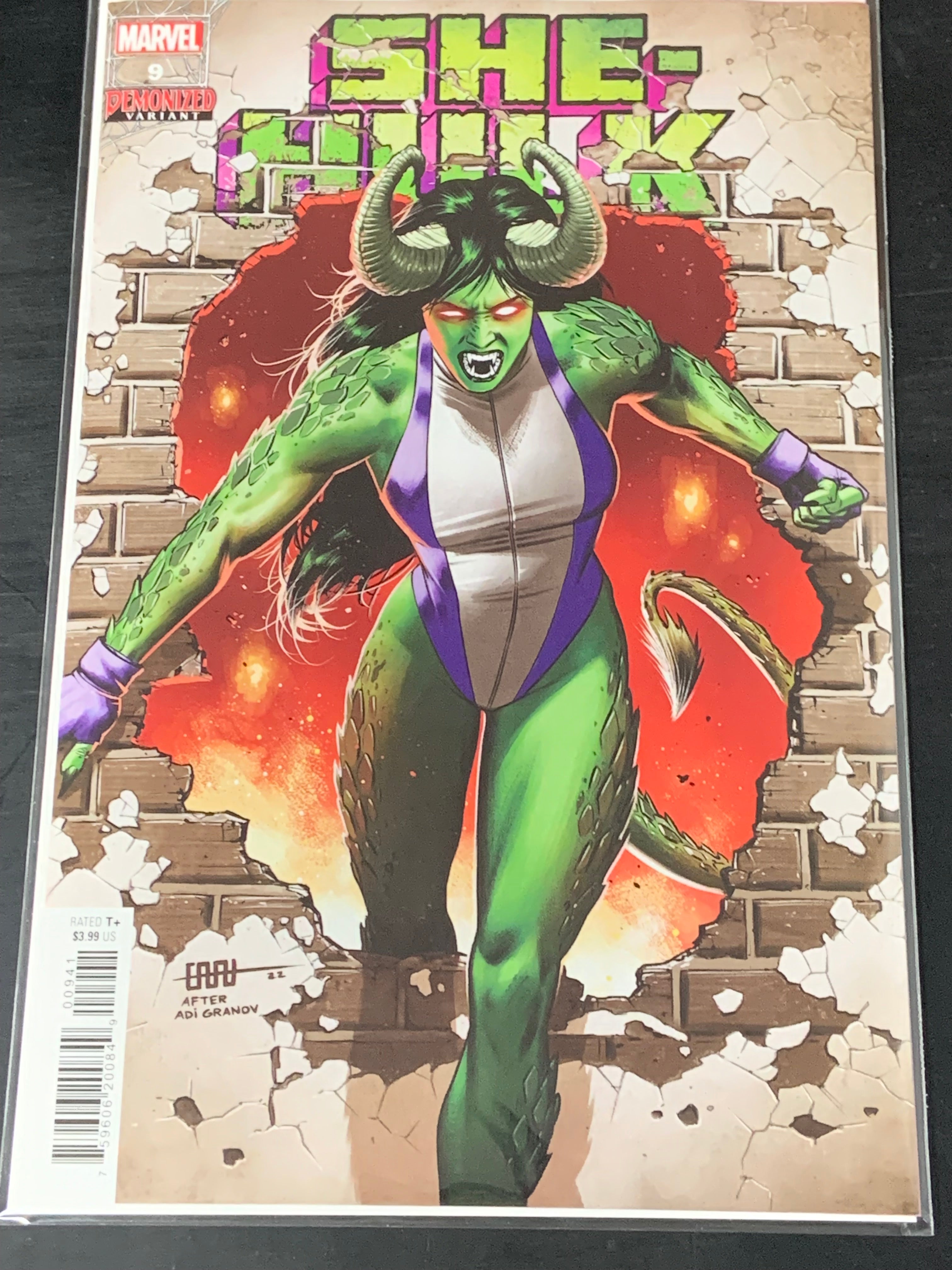 She-Hulk 9 Marvel 2022 Demonized Variant