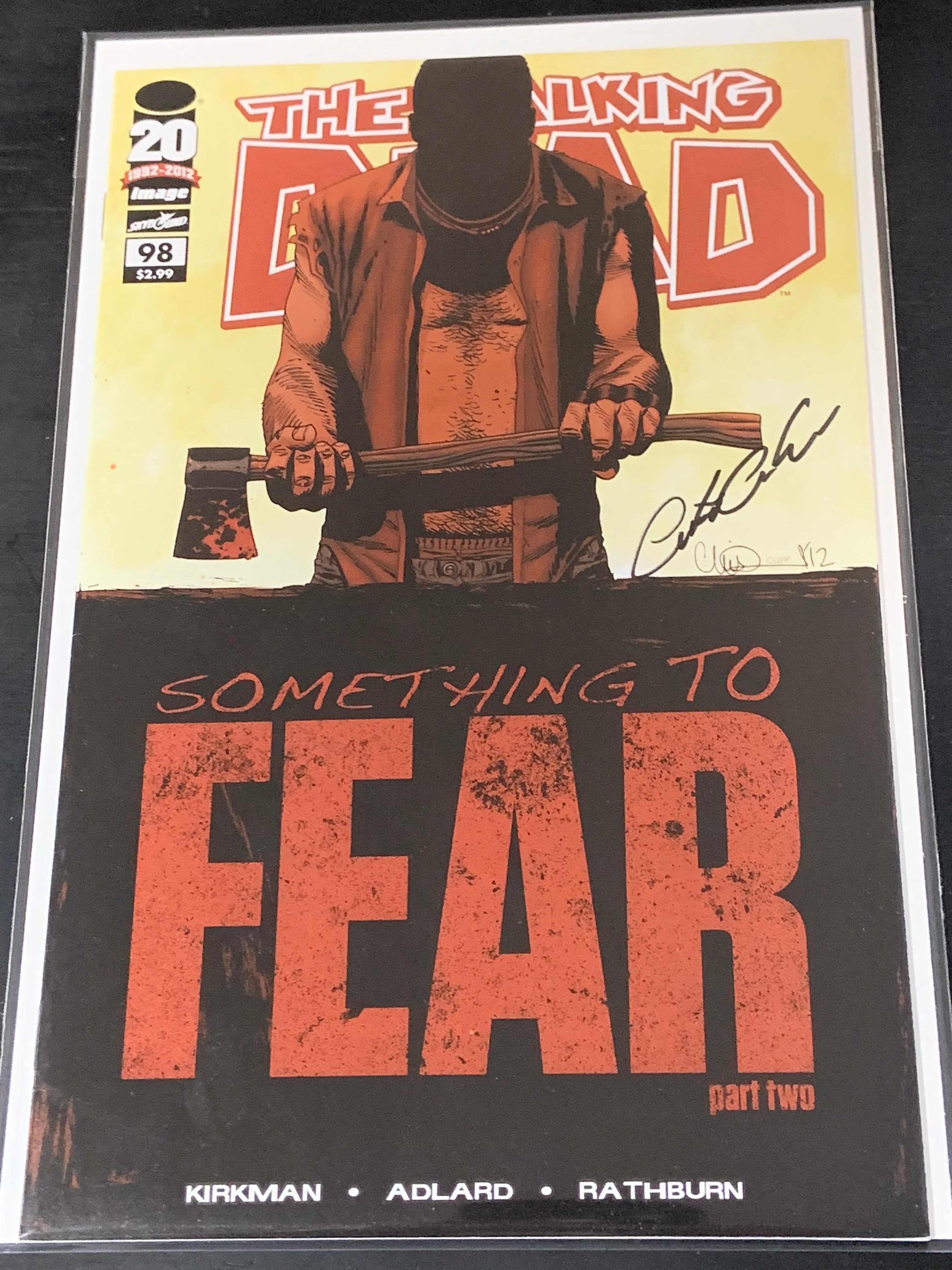 The Walking Dead 98 1st App of Dwight Signed by Actor Austin Amelio