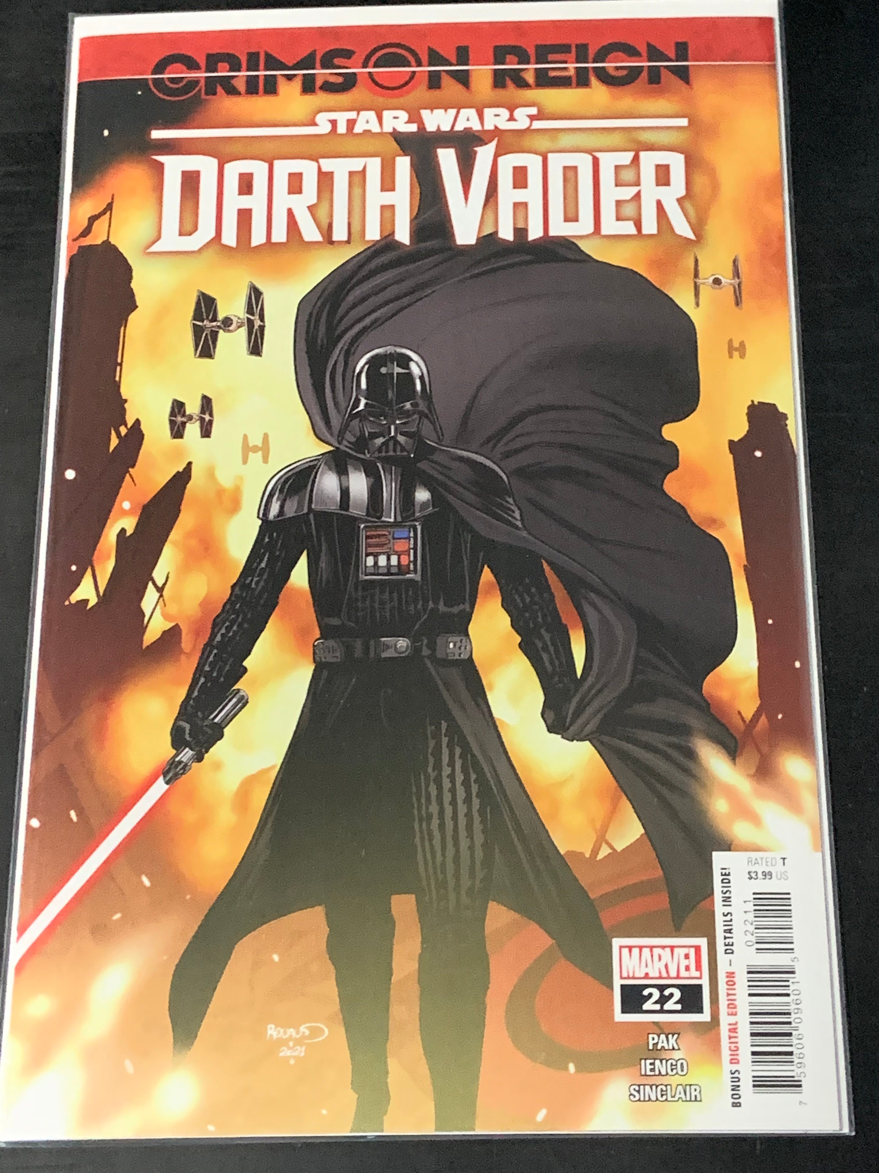 Star Wars 22 Marvel 2022 Crimson Reign Tie-In
