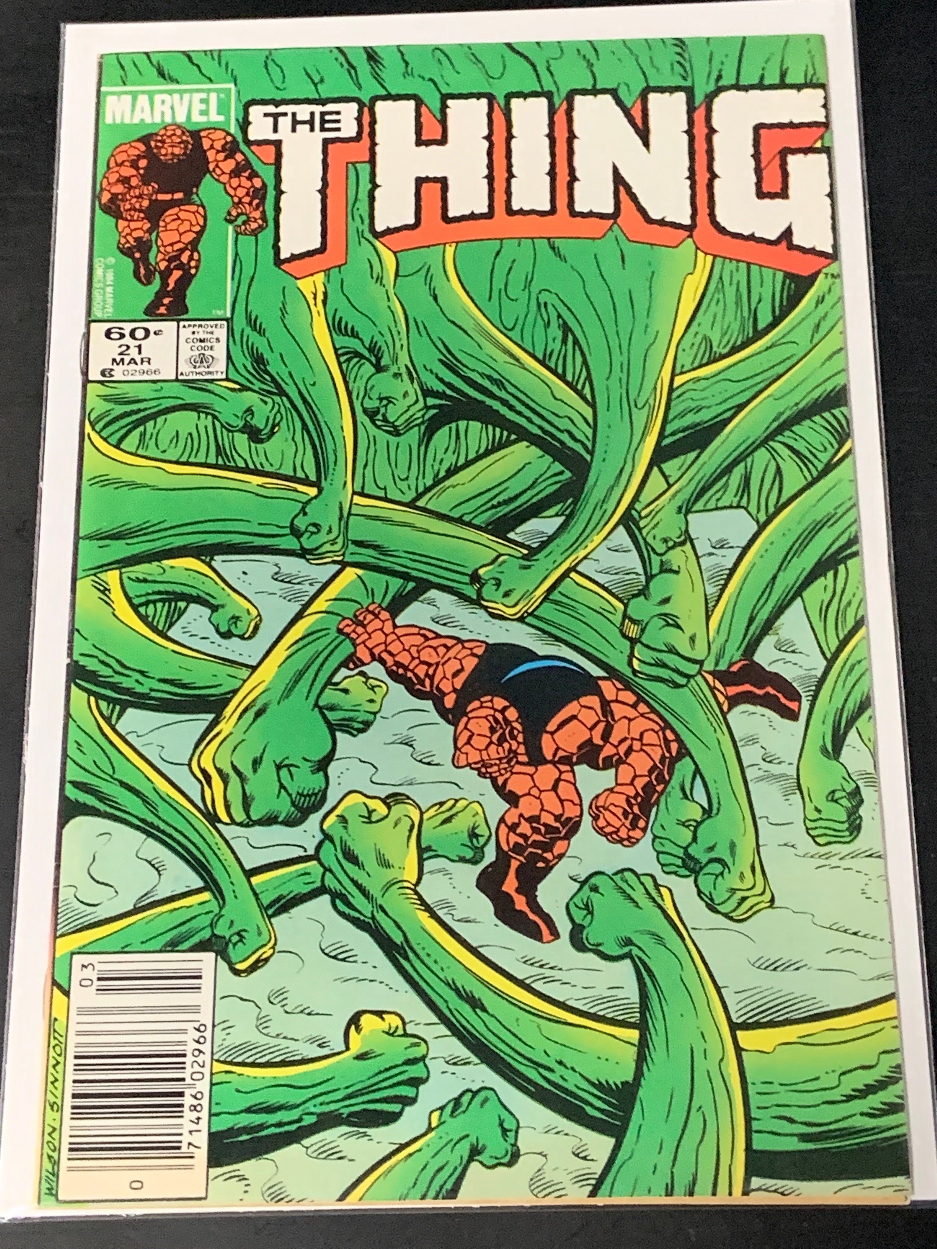 The Thing 21 Marvel 1985 Newsstand Edition