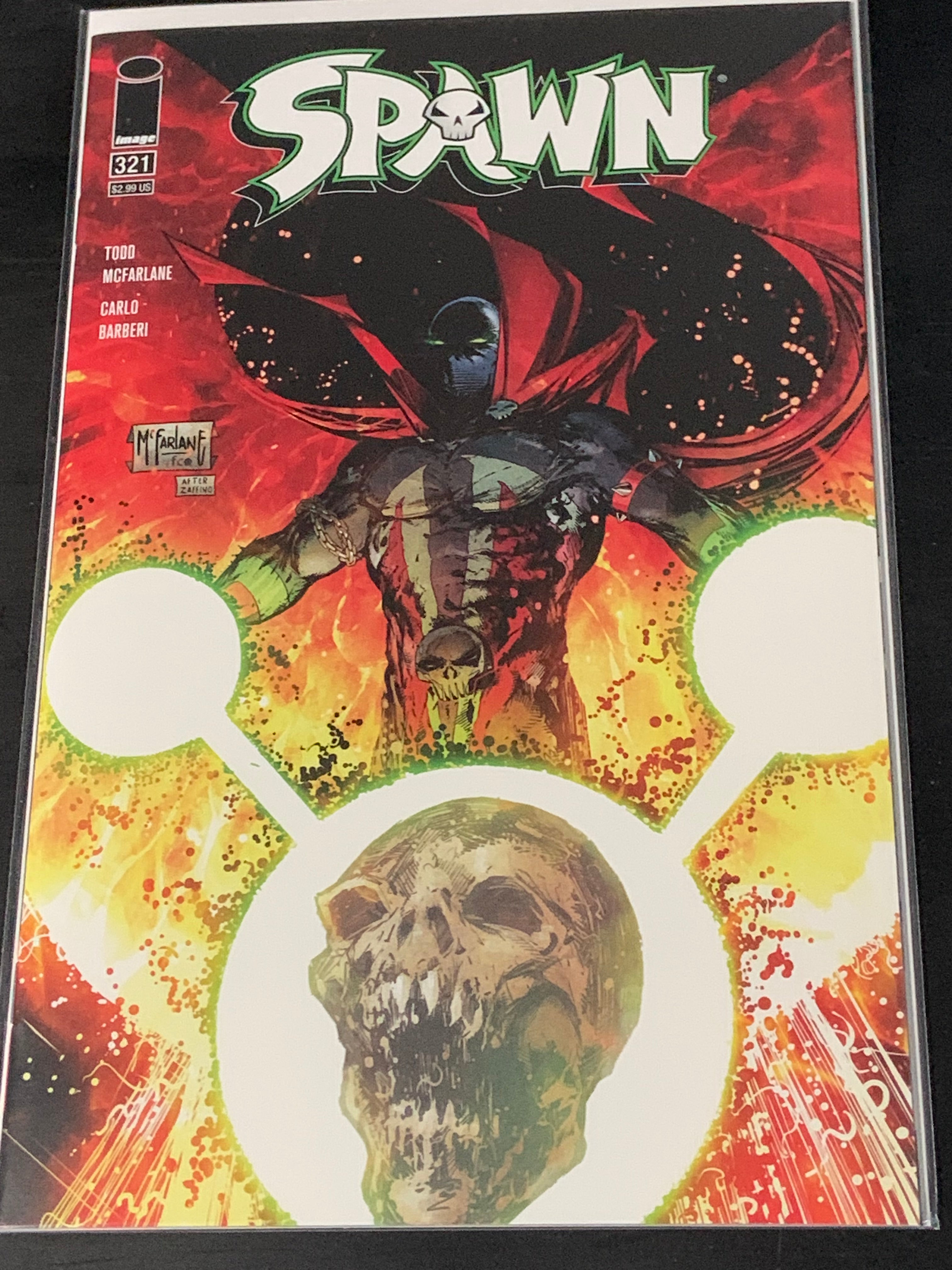 Spawn 321 Image 2021 Todd McFarlane Cover