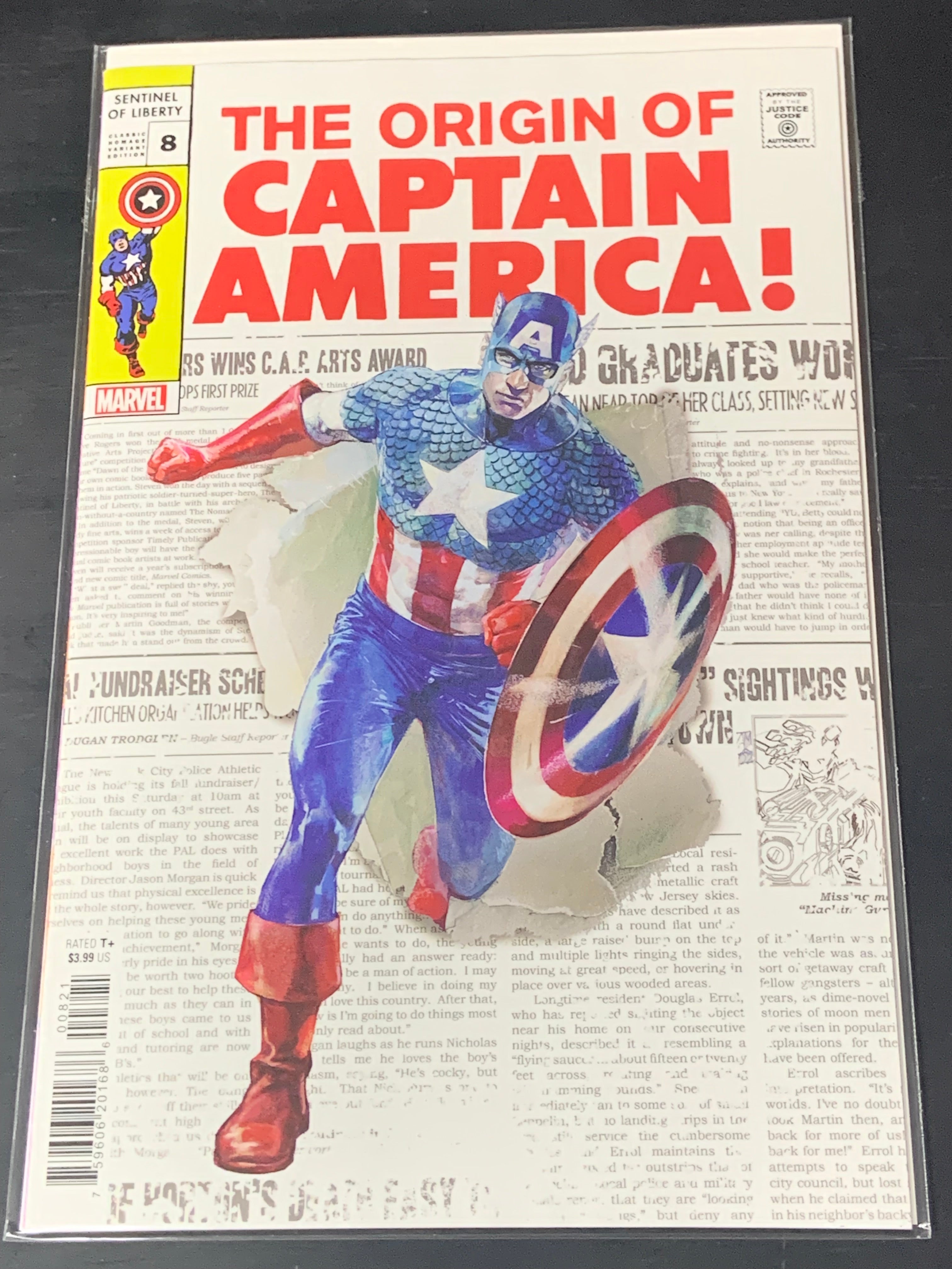 Captain America Sentinel of Liberty 8 Marvel 2023 Classic Homage Variant