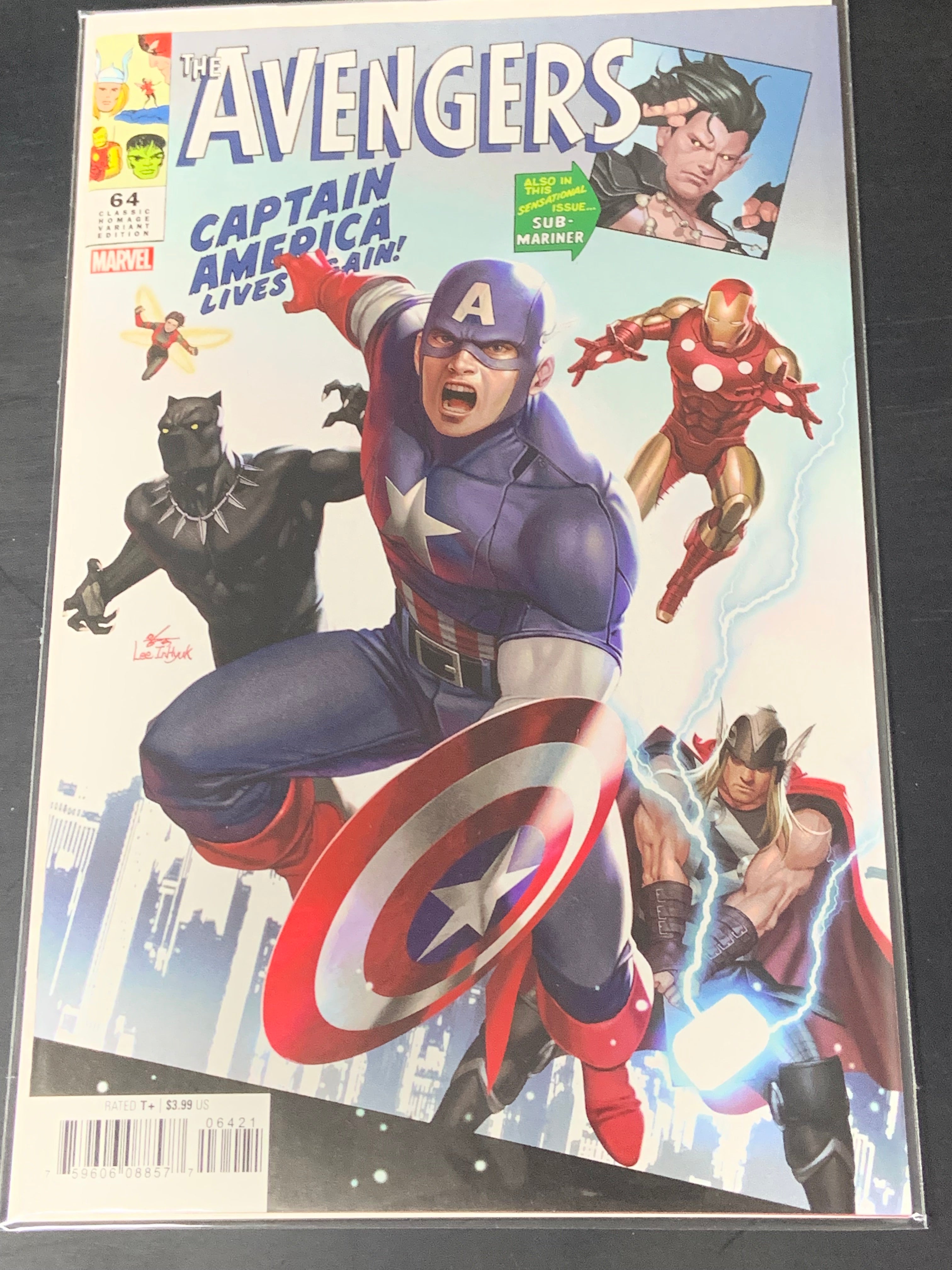 Avengers 64 Marvel 2023 Inhyuk Lee Classic Homage Variant