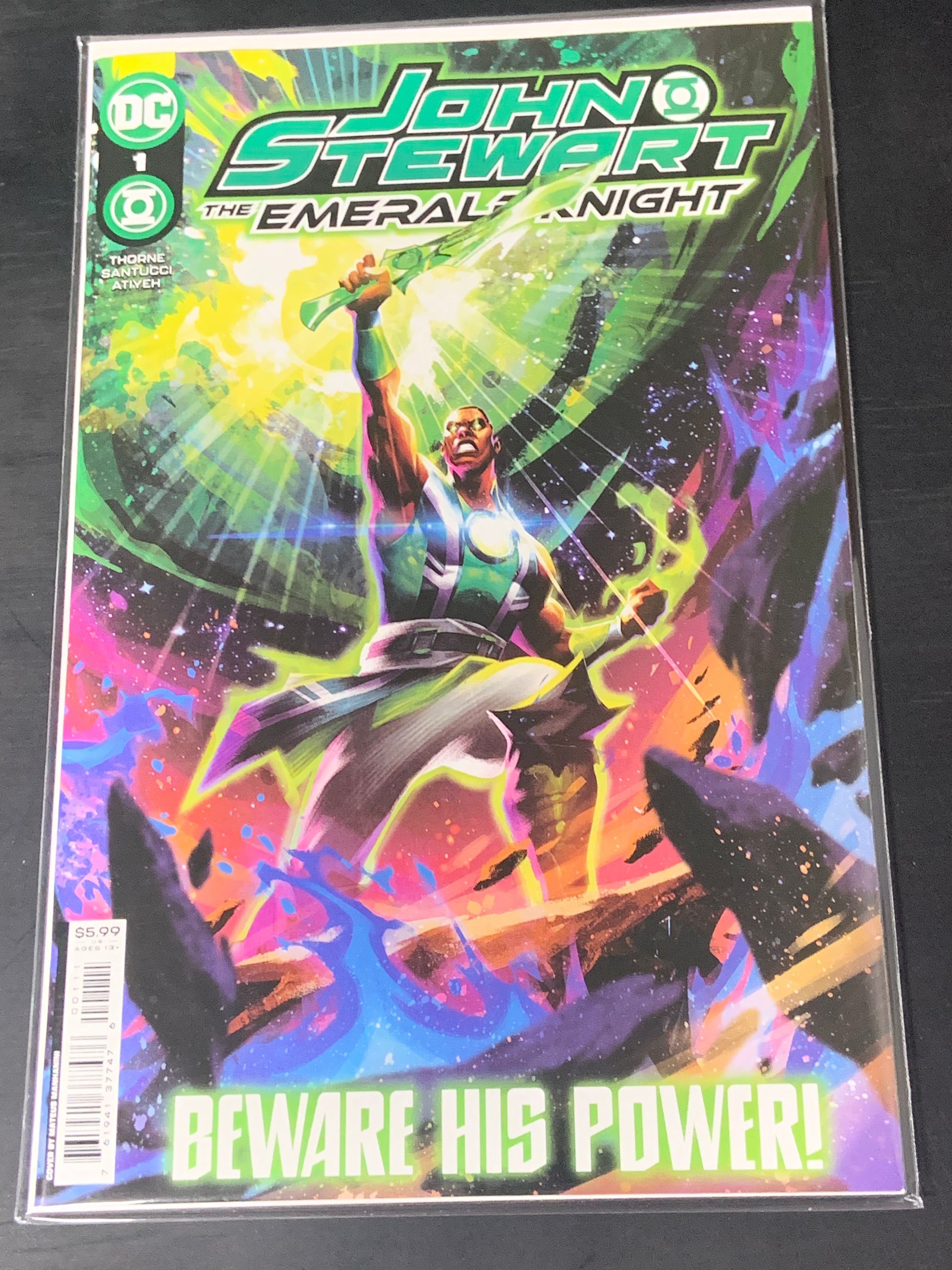 John Stewart The Emerald Knight 1 DC 2022 Cover A