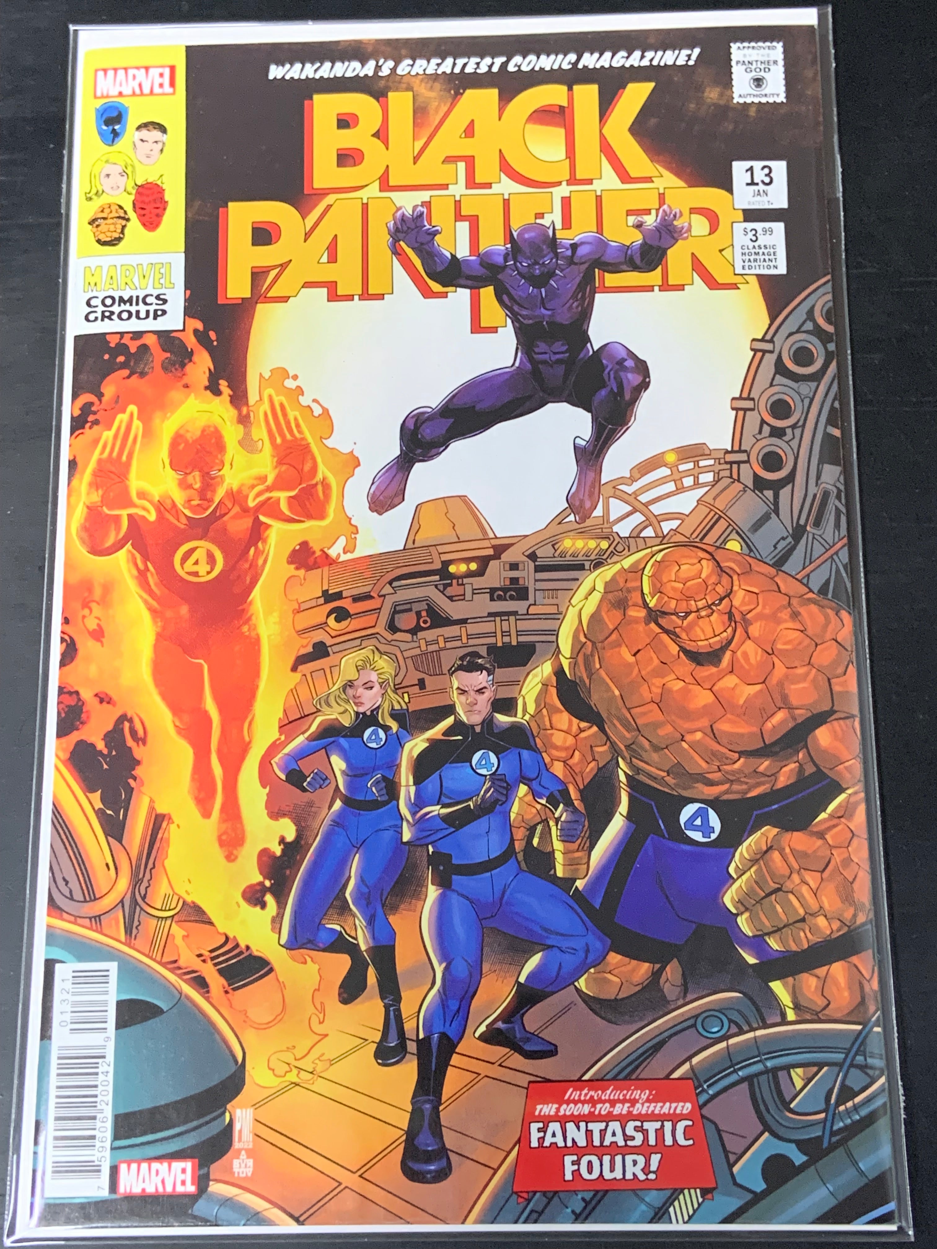 Black Panther 13 Marvel 2023 Classic Homage Variant