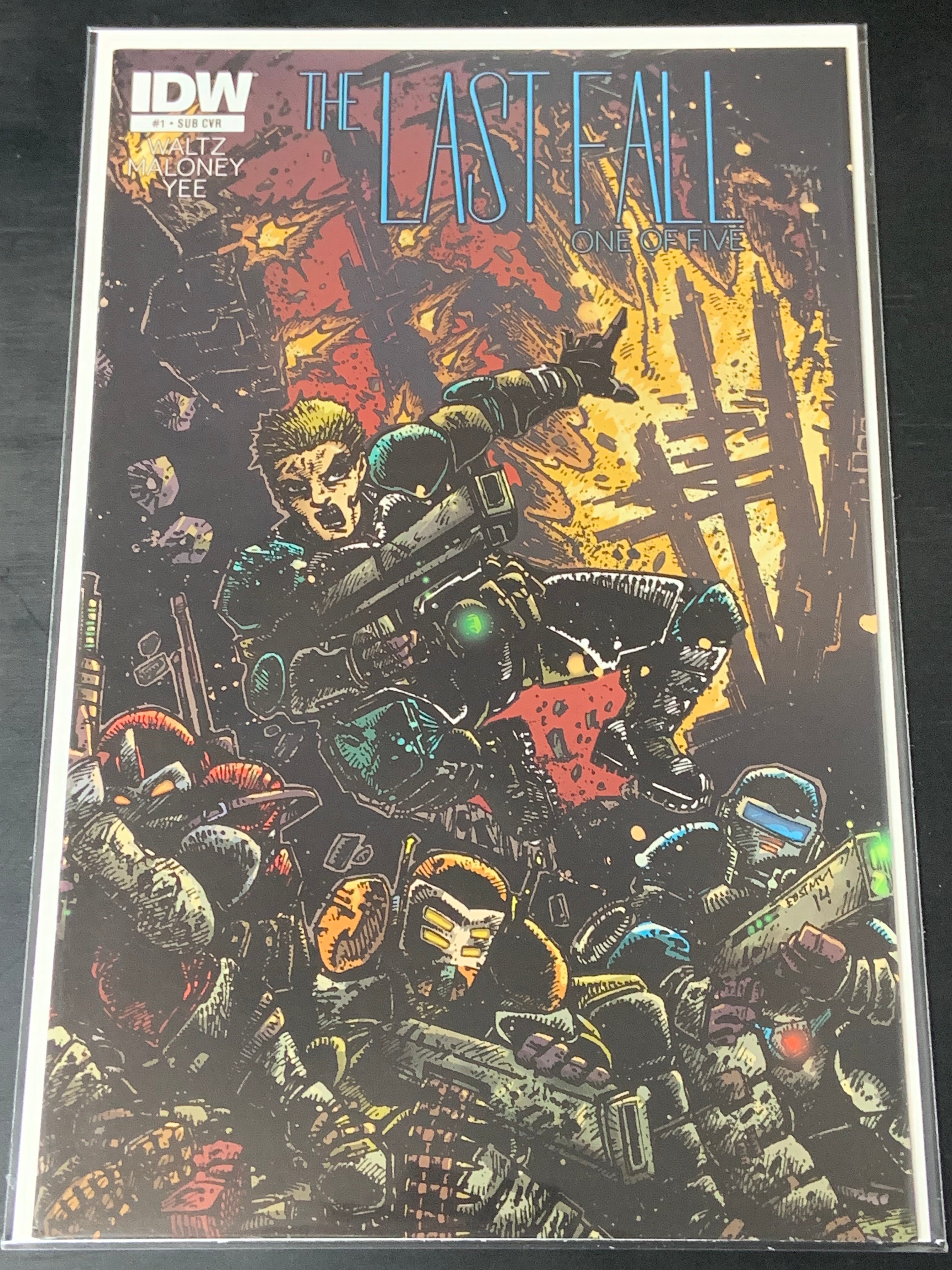 The Last Fall 1 IDW 2014 Kevin Eastman Subscription Variant