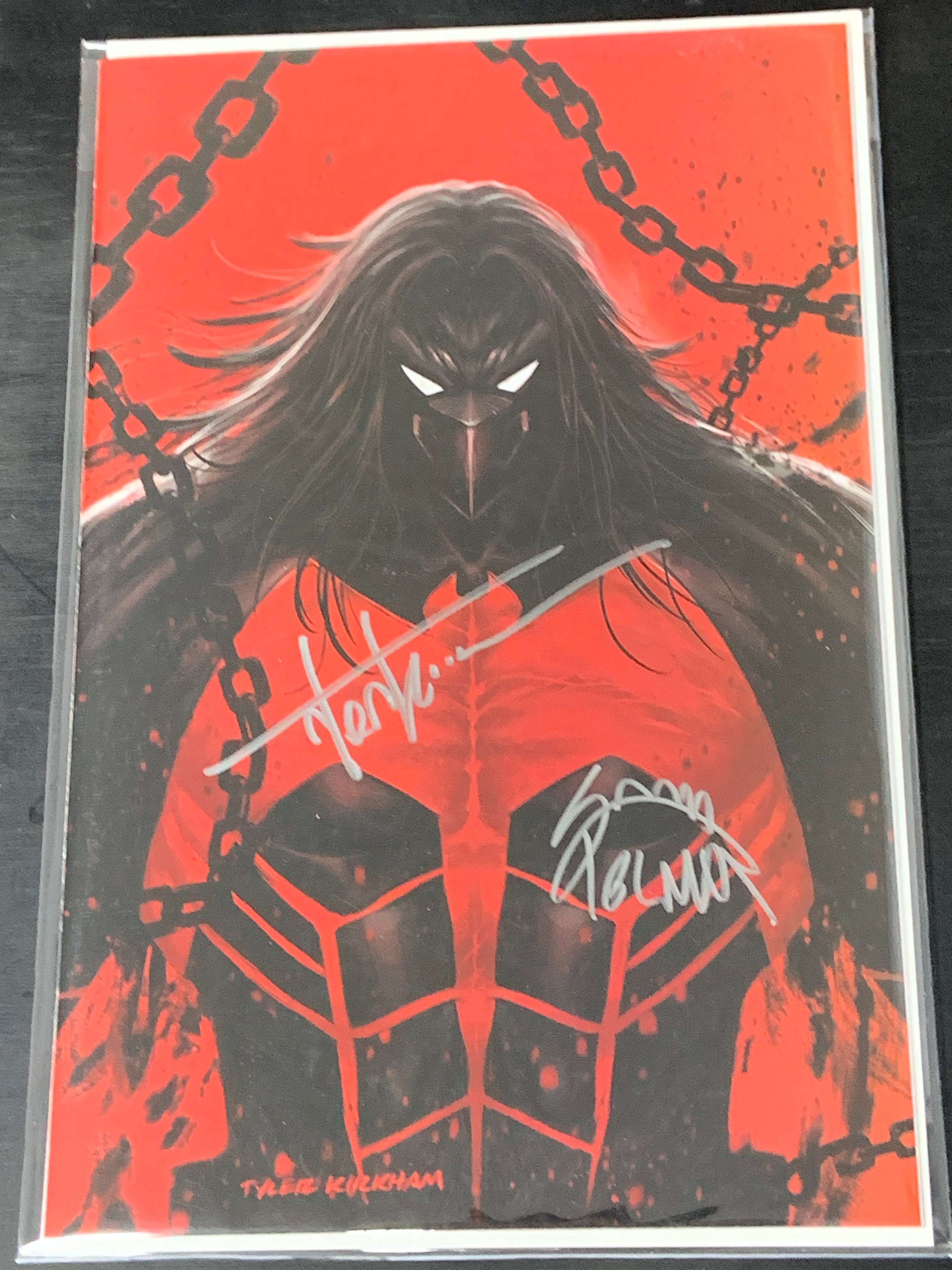 Venom 27 Marvel 2020 Kirkham Virgin Variant Double Signed COA