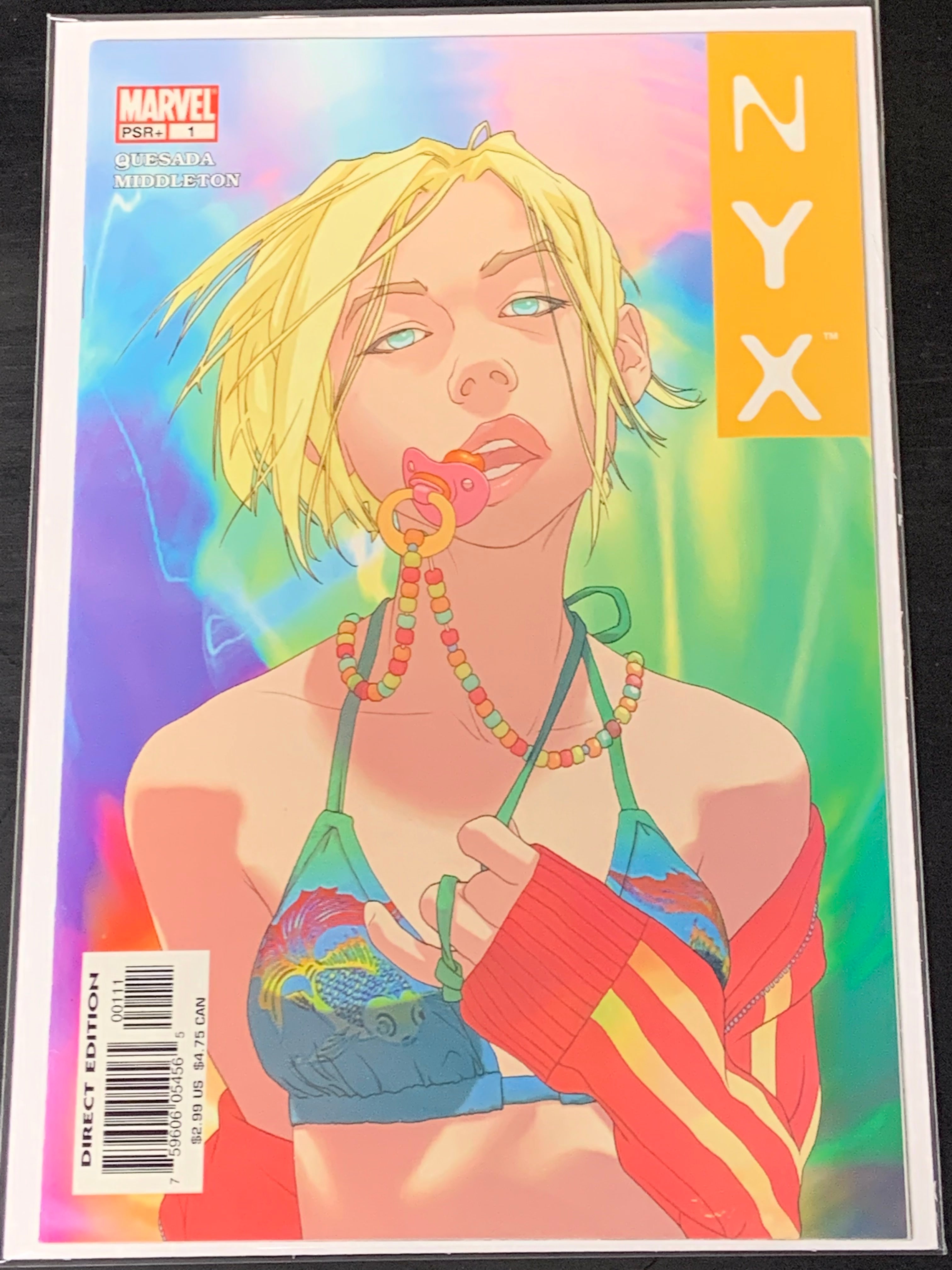 Nyx 1 Marvel 2003 1st App of Zebra Daddy & Kiden Nixon