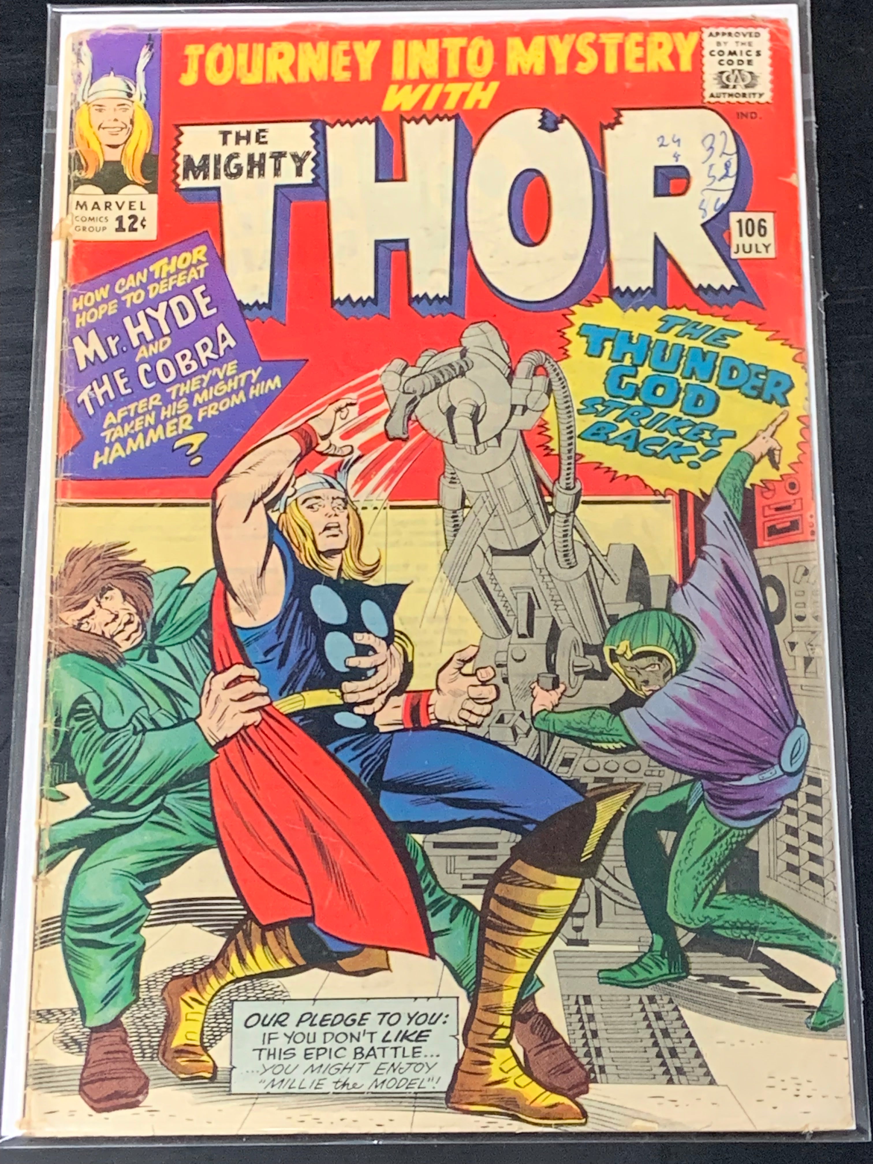 Journey Into Mystery 106 Marvel 1964 Silver Age Thor