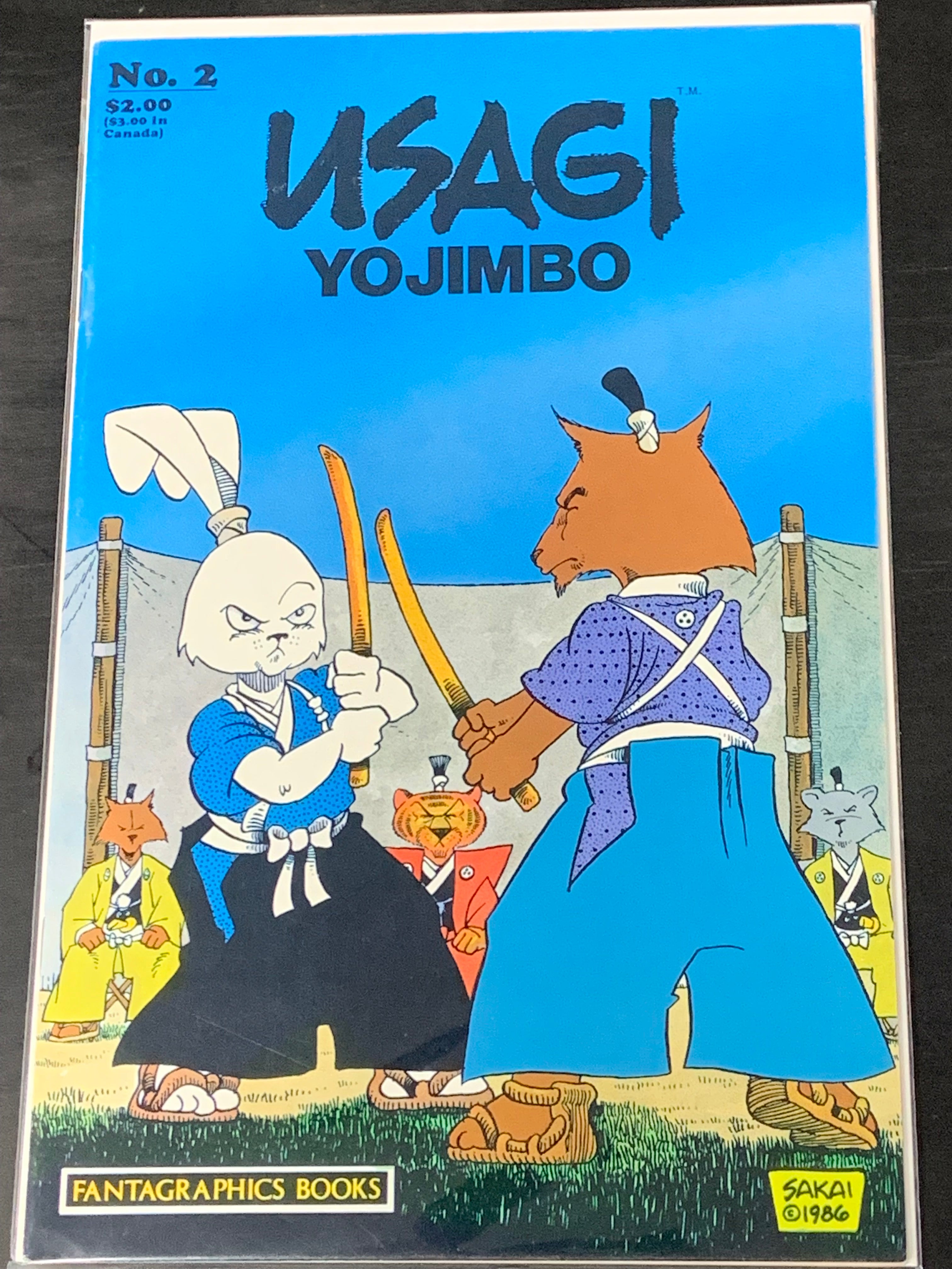 Usagi Yojimbo 2 Fantagraphics 1987 2nd Solo Usagi