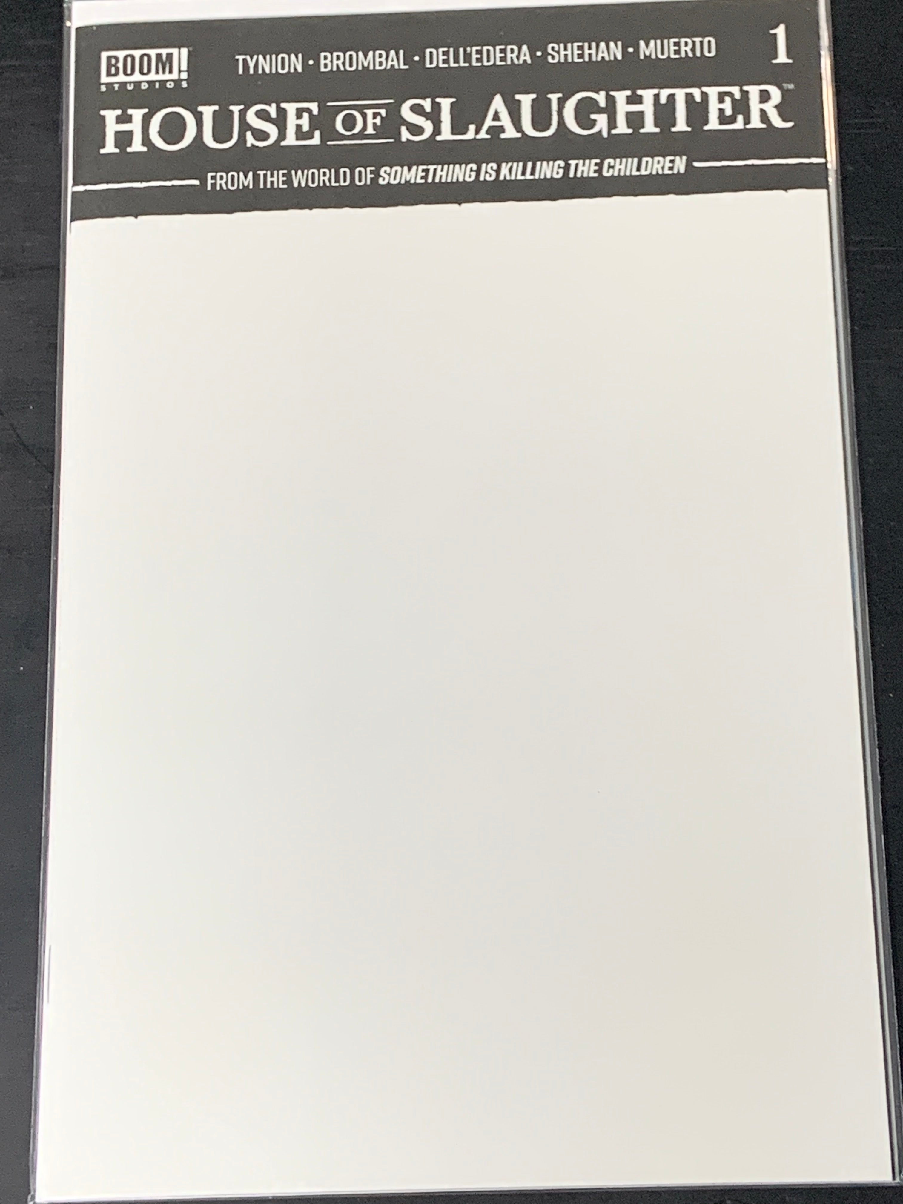 House of Slaughter 1 Boom 2021 Blank Sketch Variant