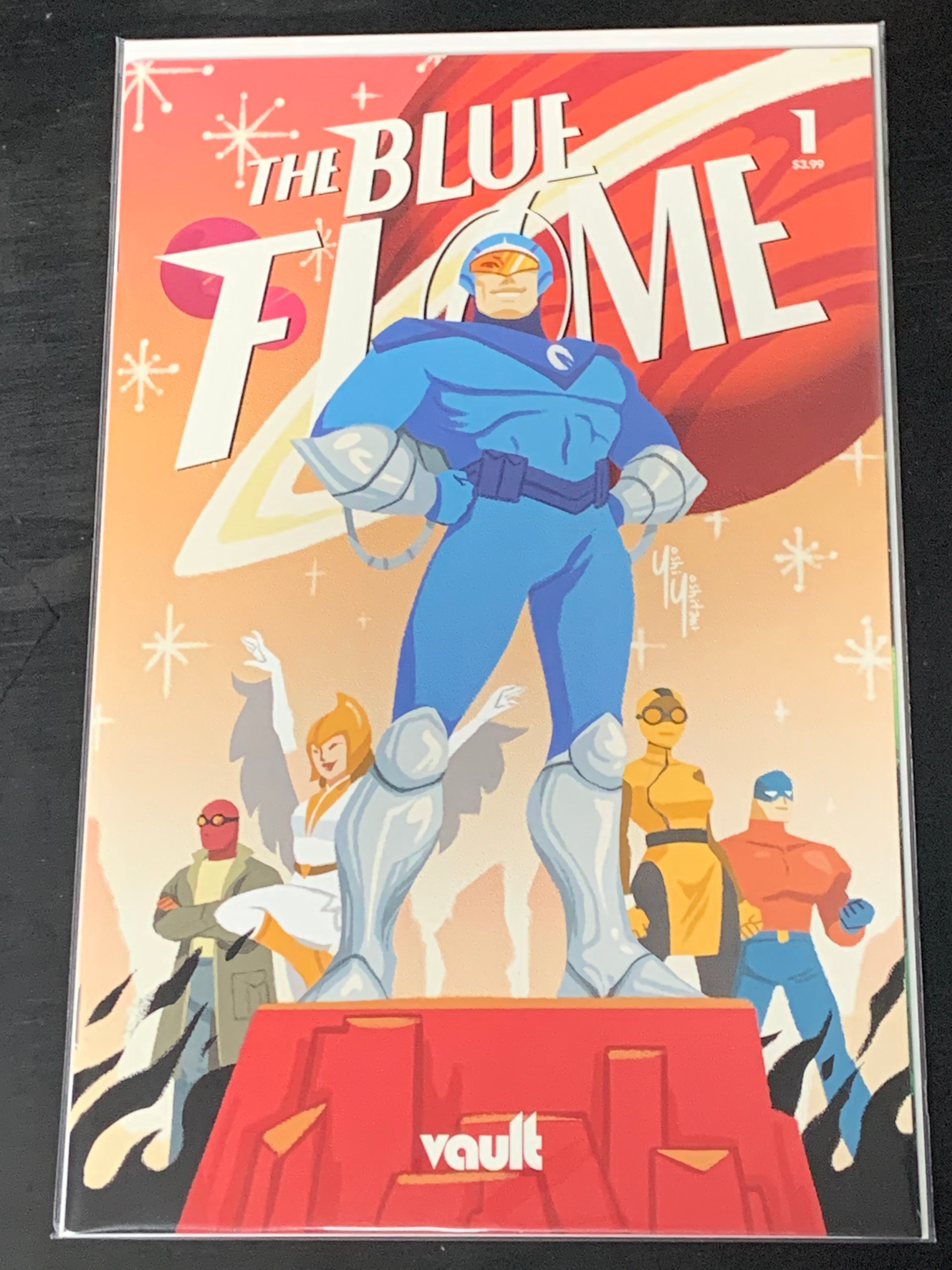 The Blue Flame 1 Vault Comics 2021 Cover B