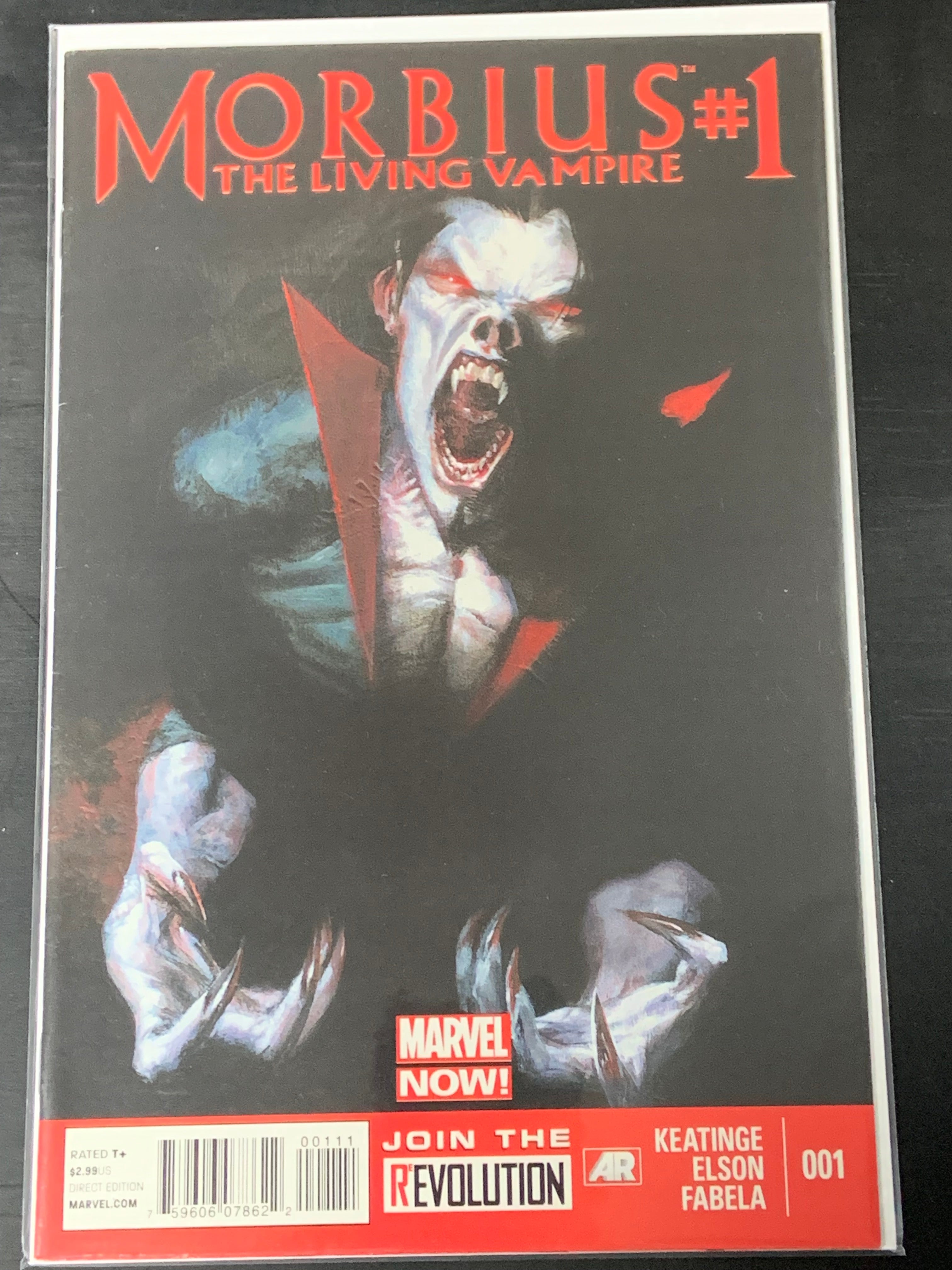 Morbius The Living Vampire 1 Marvel 2013 Dell'Otto Cover