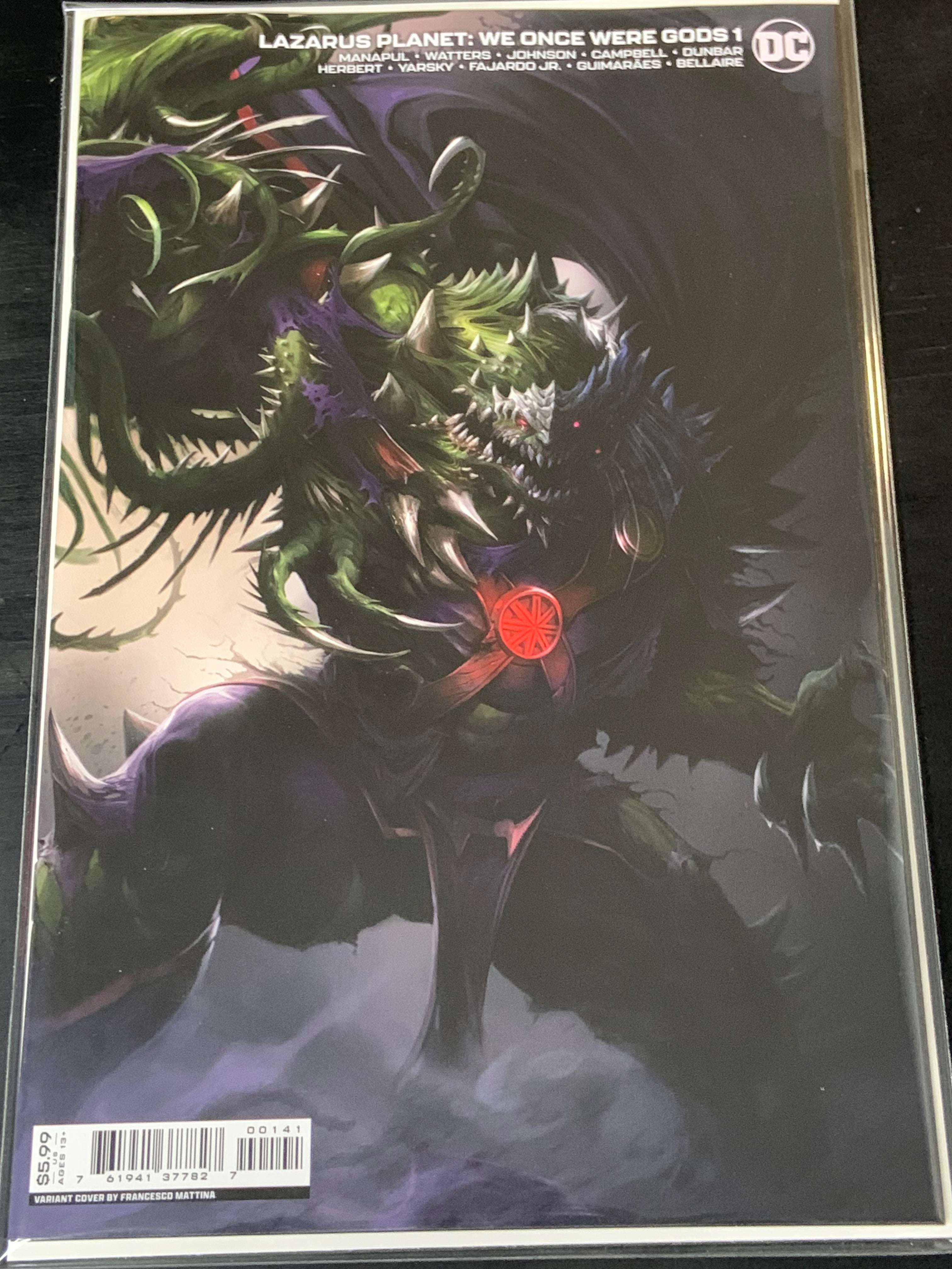Lazarus Planet: We Once Were Gods 1 DC 2023 Mattina Variant