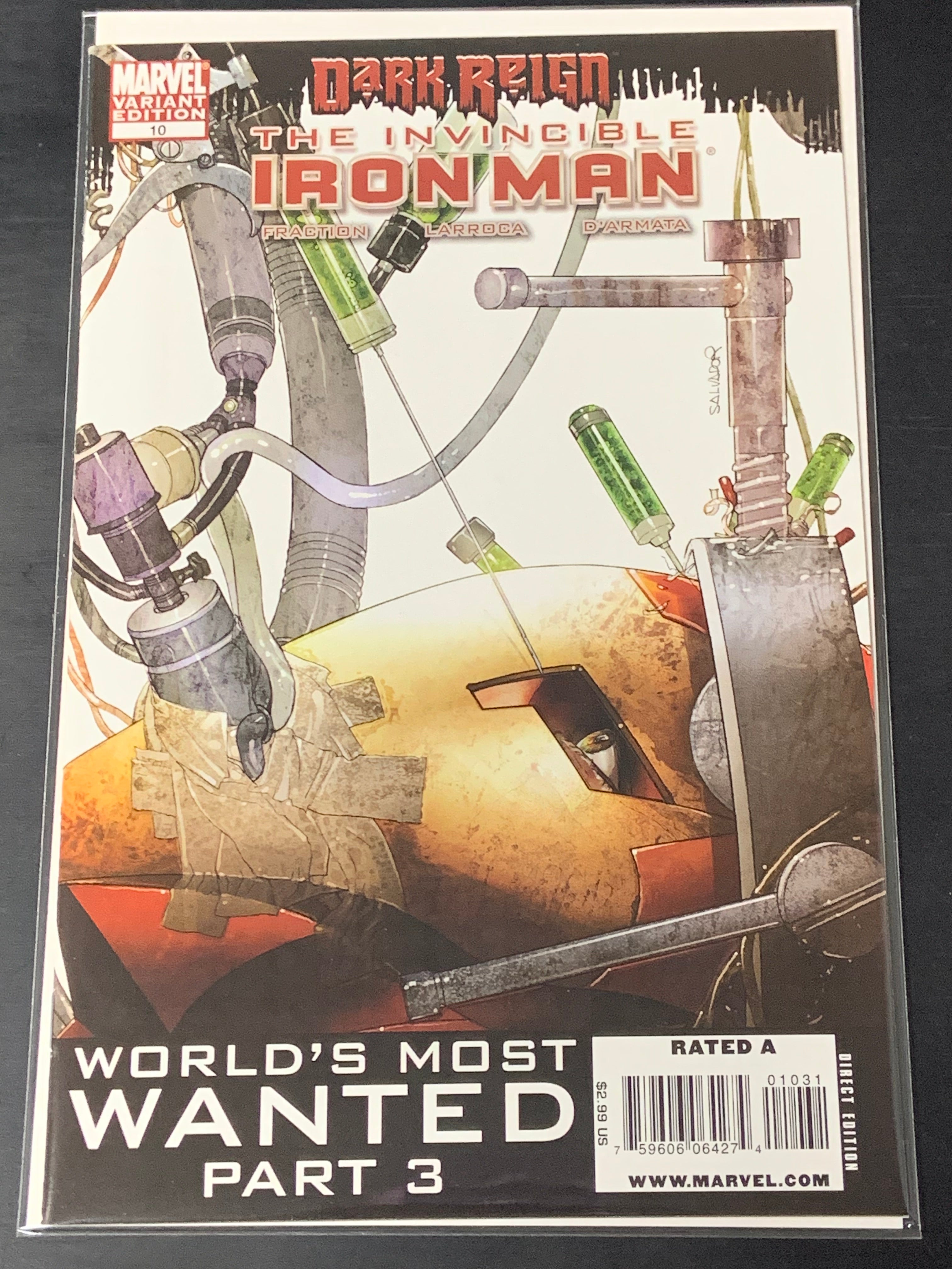 Invincible Iron Man 10 2009 1st Pepper Pots as Rescue, Larroca Variant