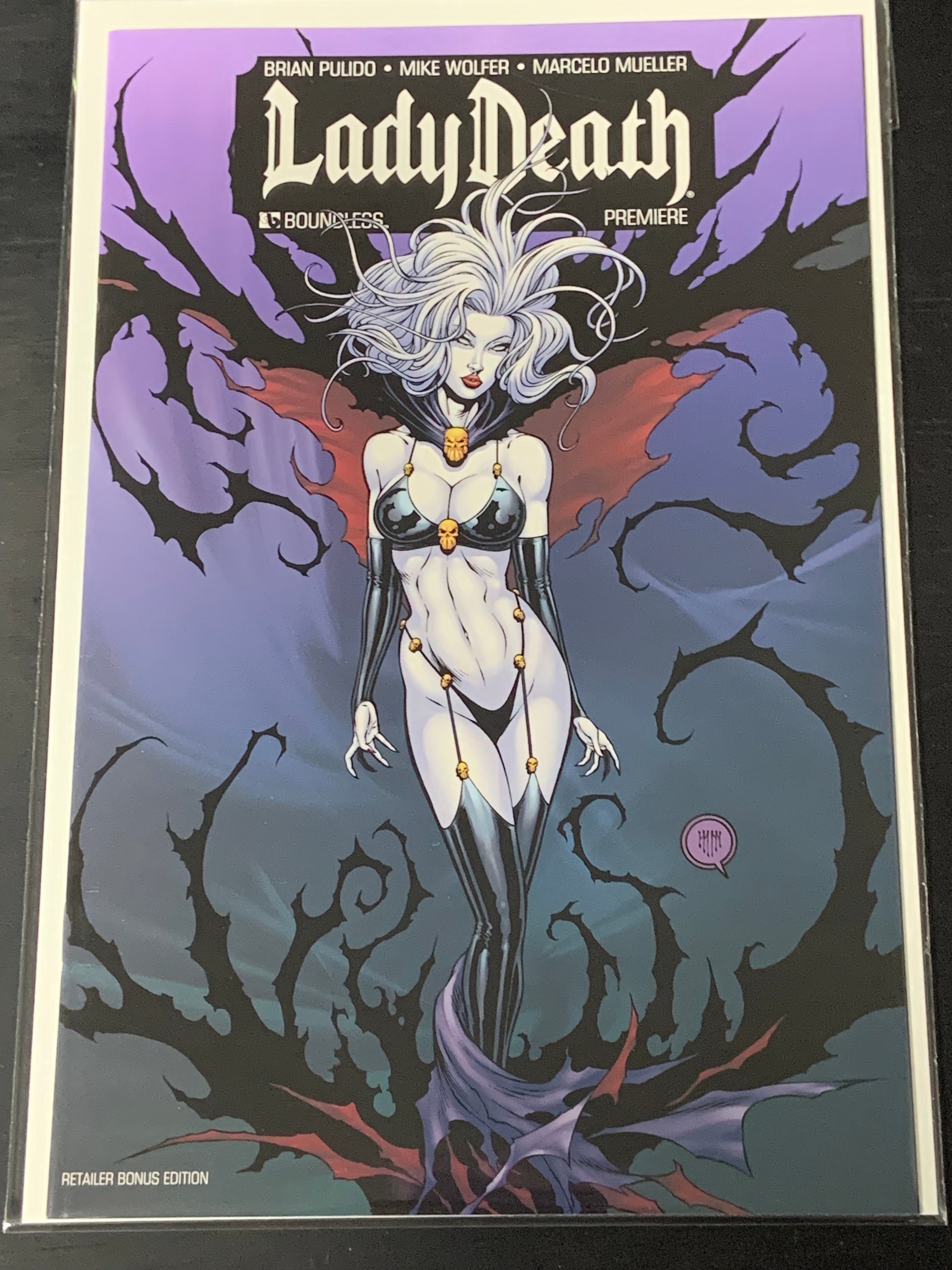 Lady Death Boundless 1 2010 Premiere Retailer Bonus Edition
