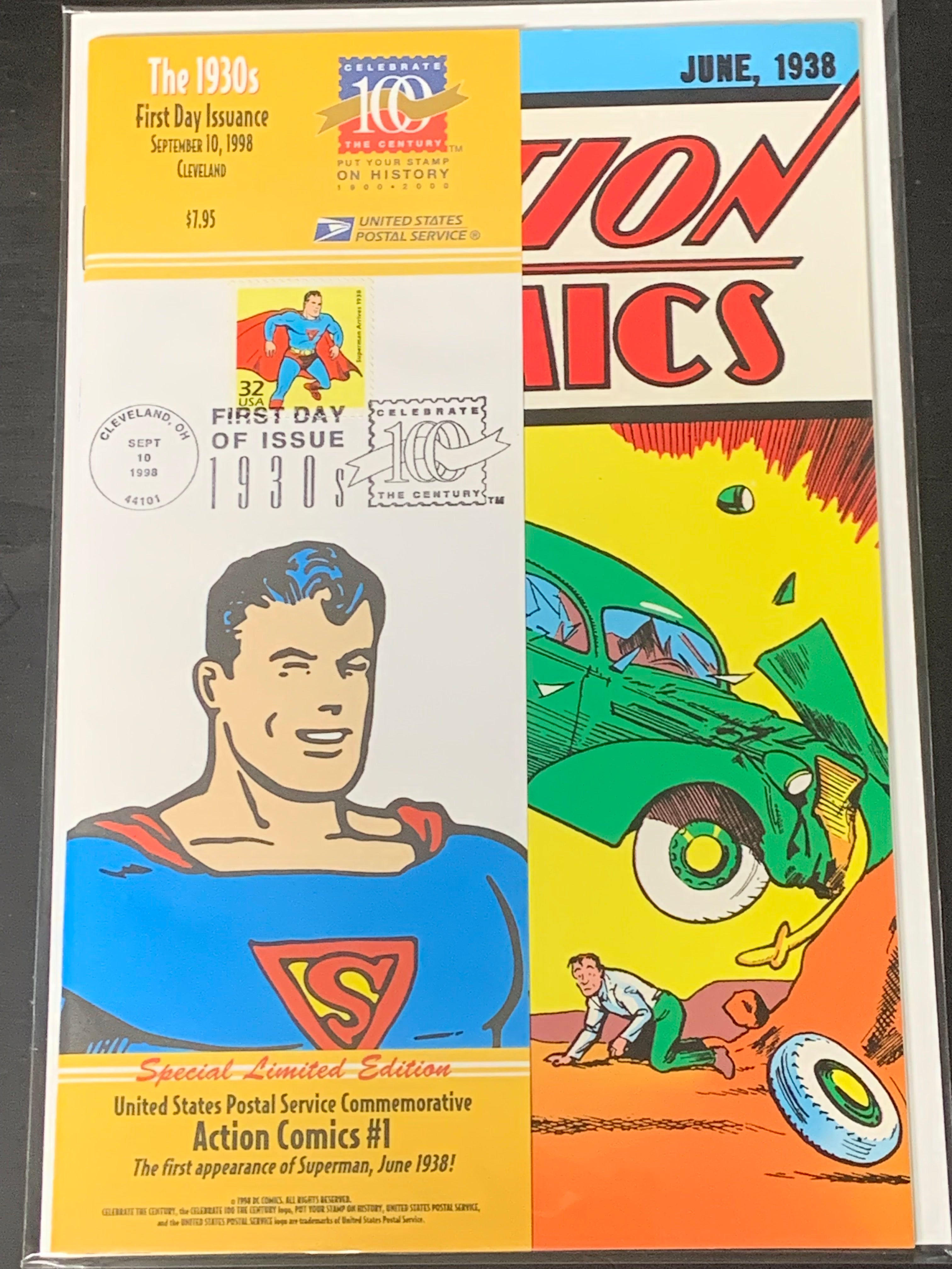 Action Comics 1 1998 Scarce USPS Reprint
