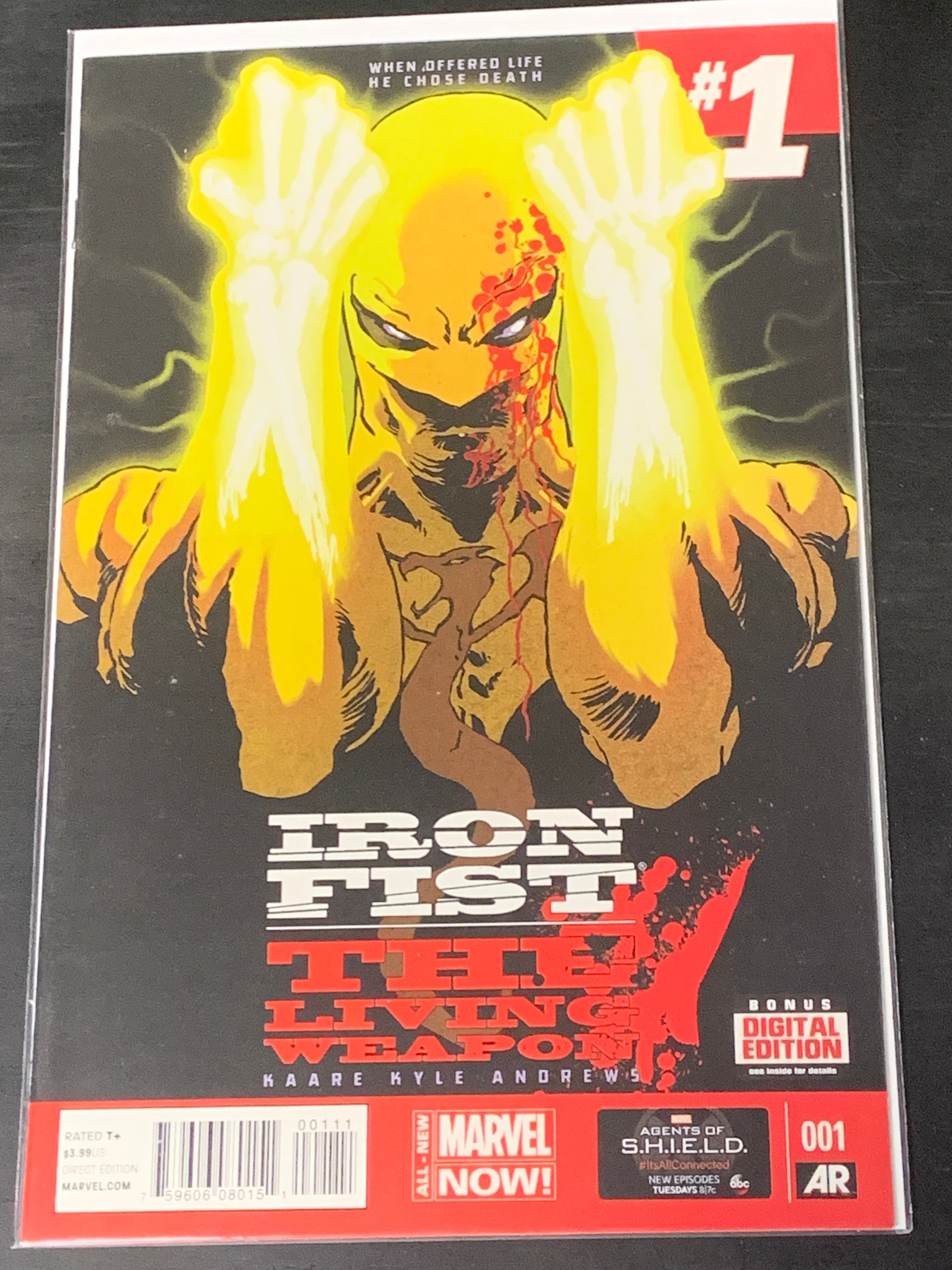 Iron Fist The Living Weapon 1 Marvel 2014 1st app of pei
