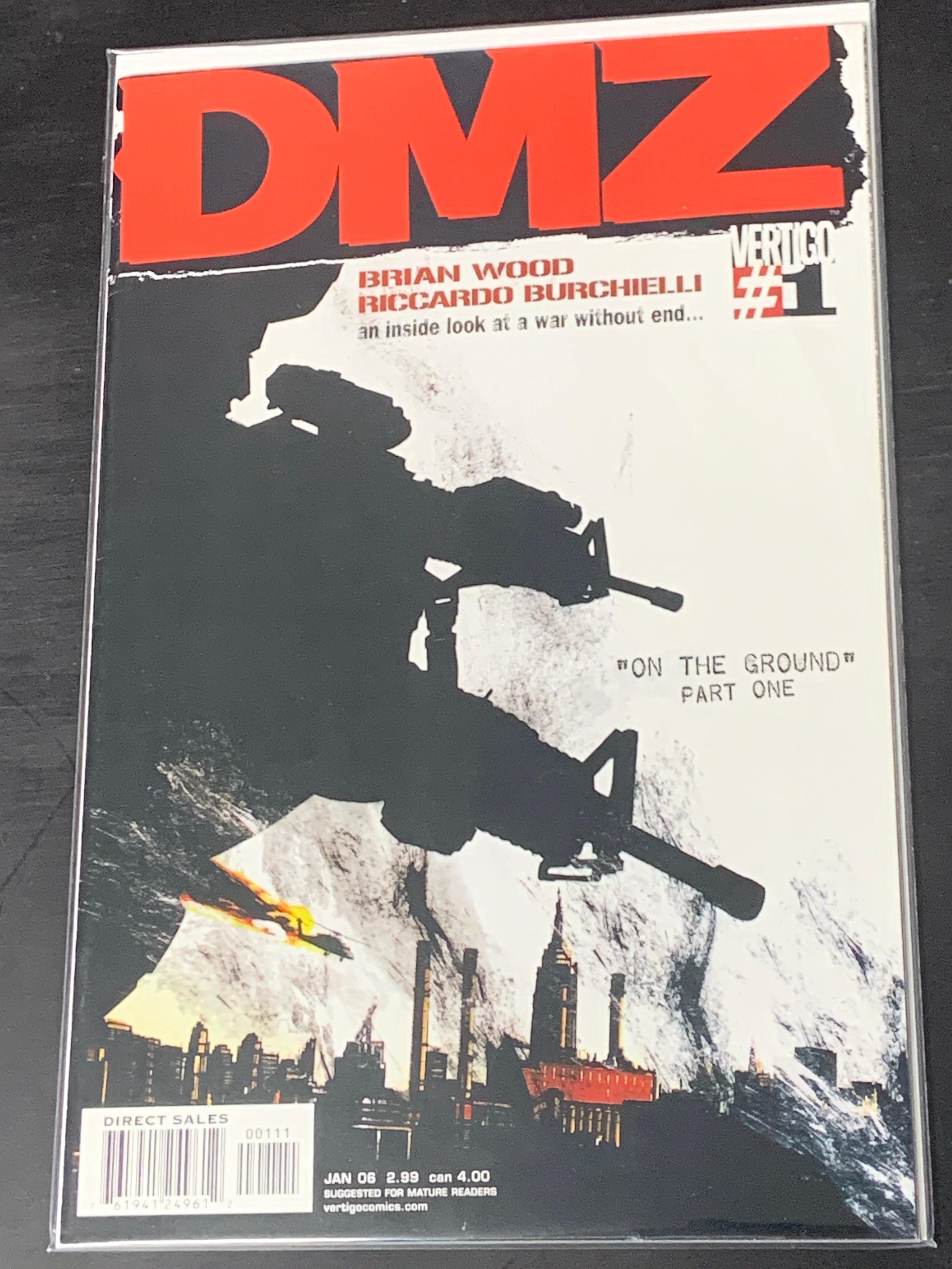 DMZ 1 Vertigo 2006 1st Printing HBO MAX Show - Low Print