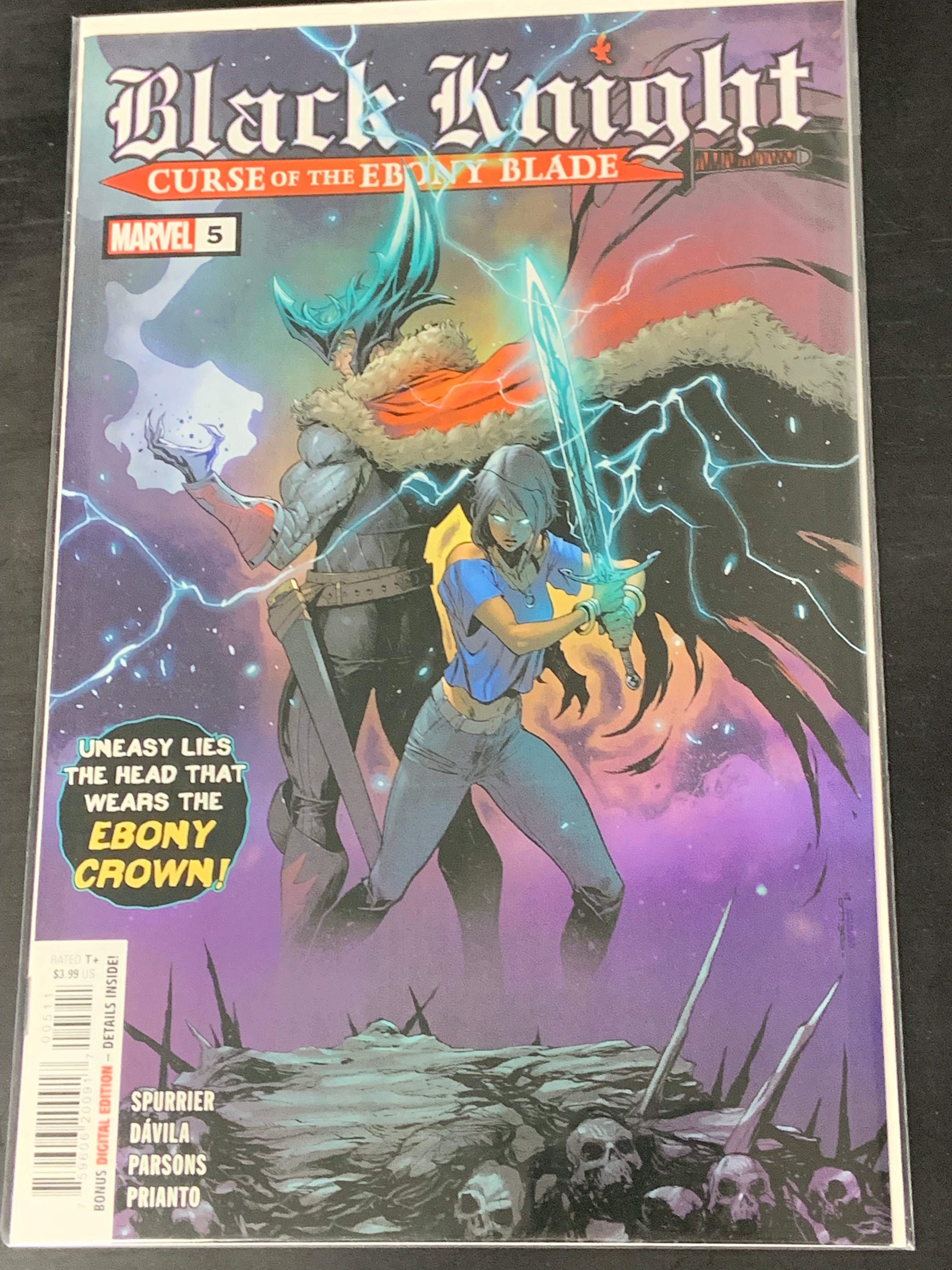 Black Knight Curse of the Ebony Blade 5 1st App of the new black knight