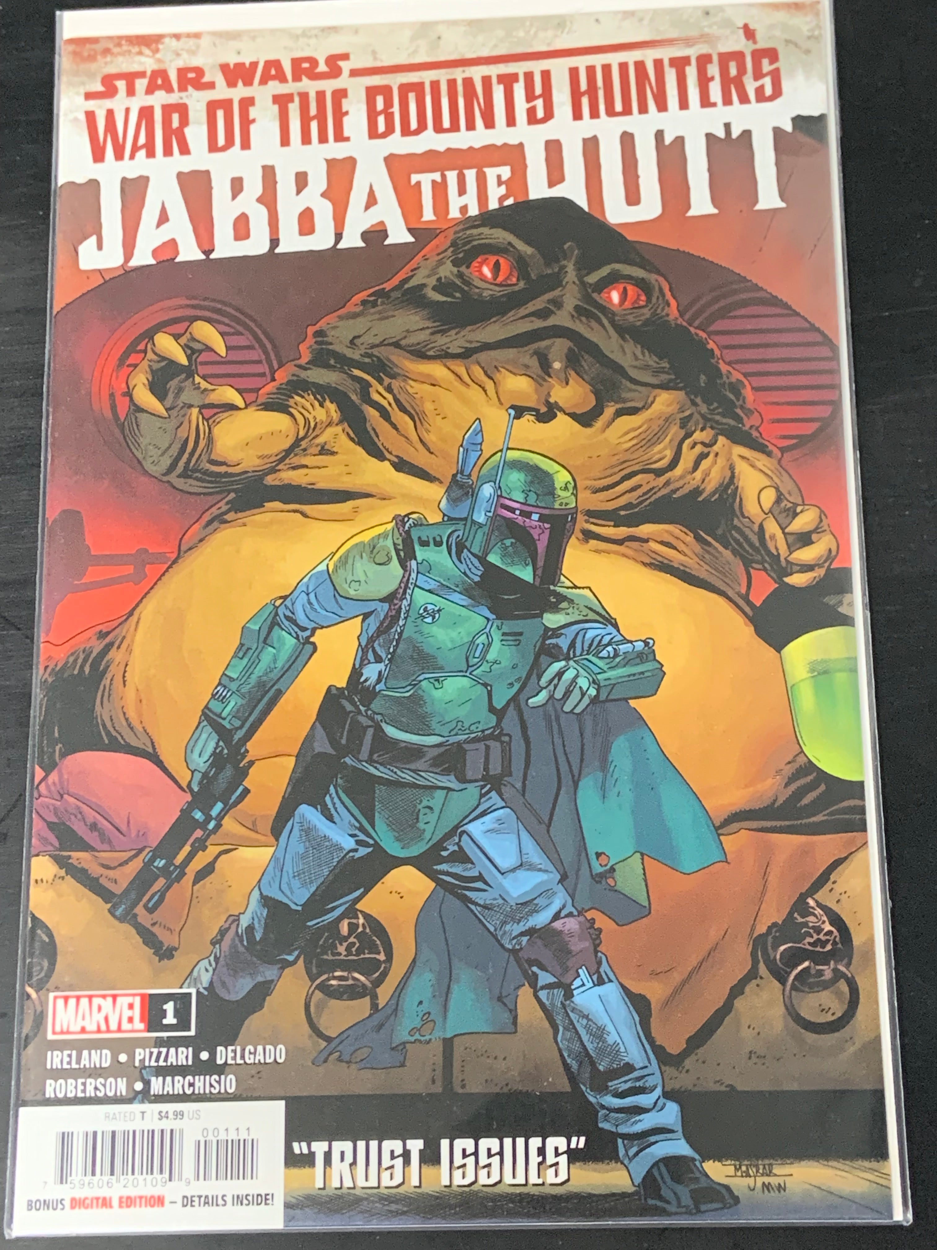 Star Wars War of the Bounty Hunters Jabba the Hutt 1 Cover A