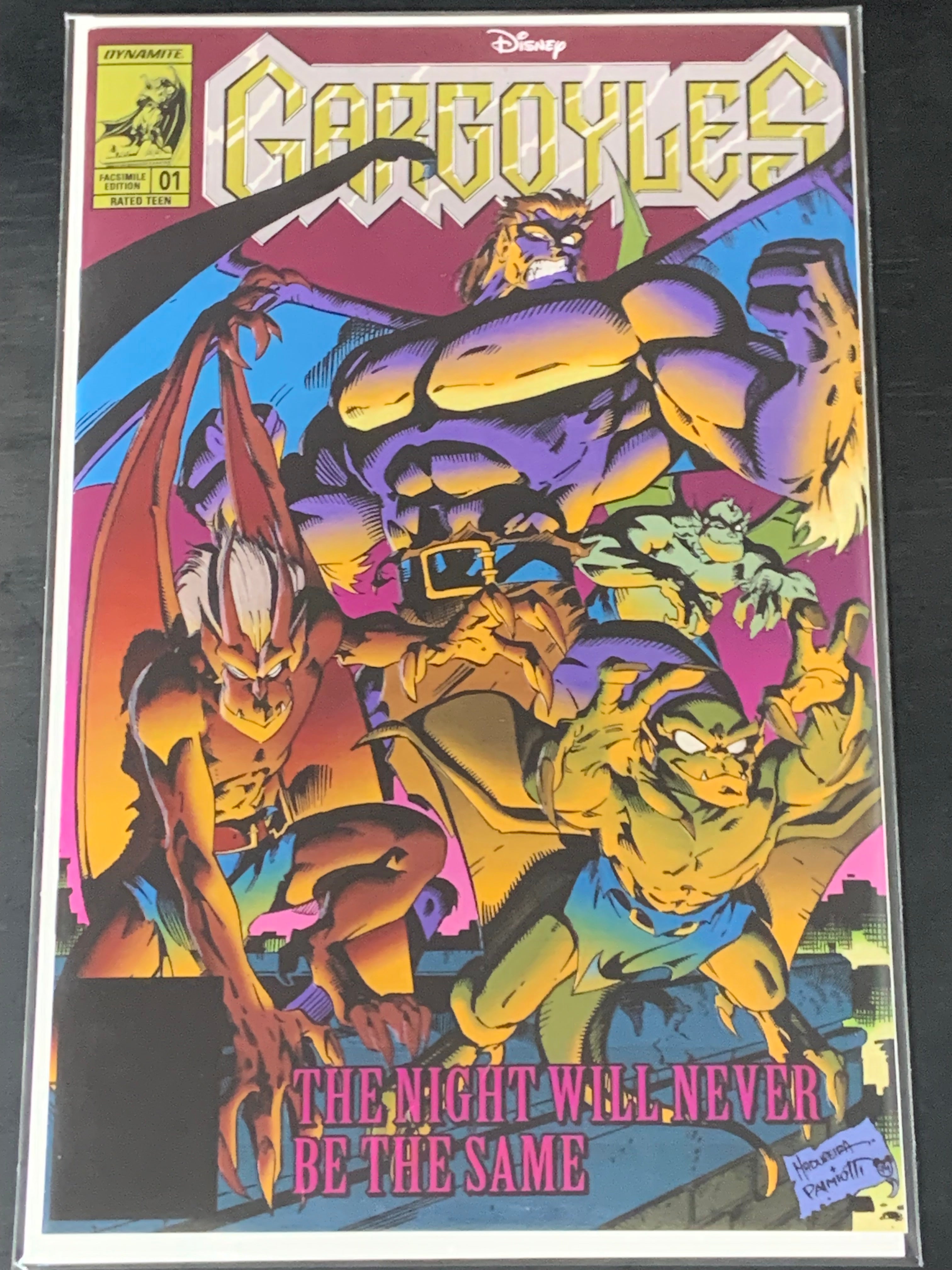 Gargoyles 1 Dynamite 20223 Facsimile Edition