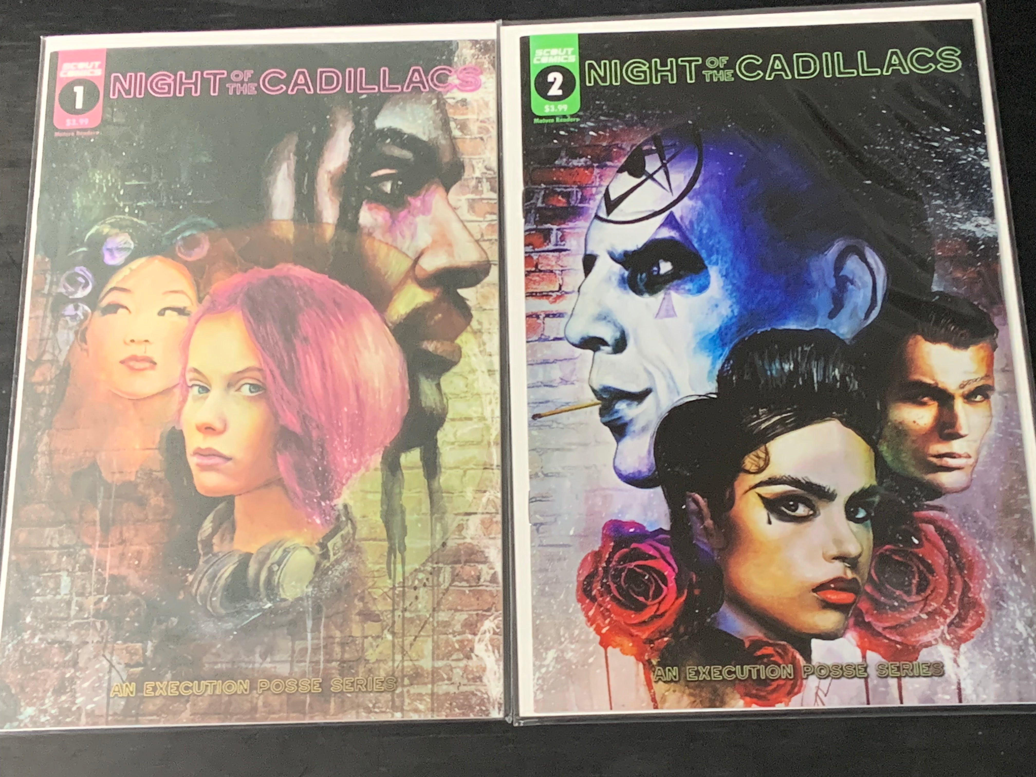 Night of the Cadallacs 1 & 2 Full Set Scout Comics