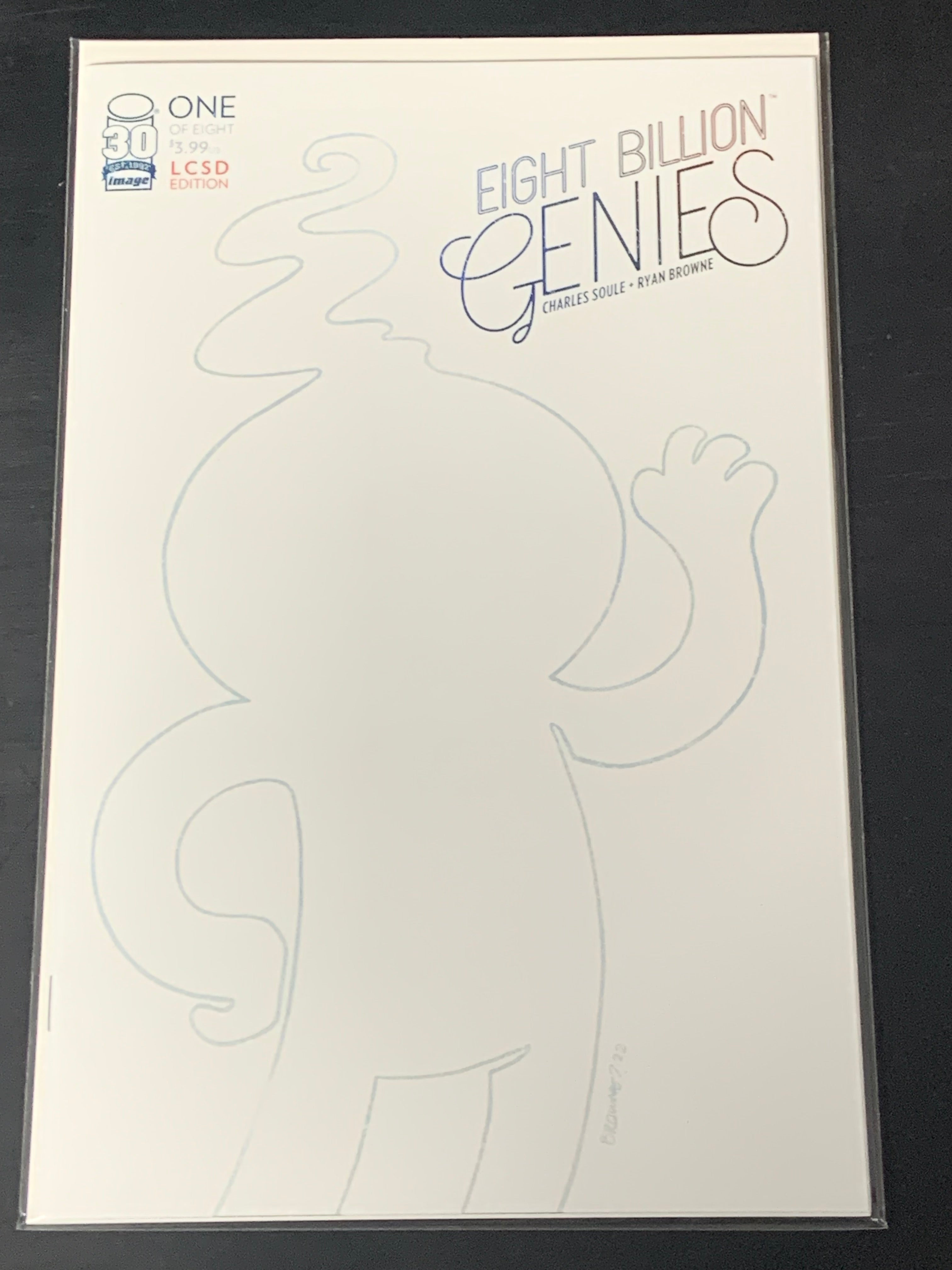 Eight Billion Genies 1 Image FCBD Blank Sketch Variant