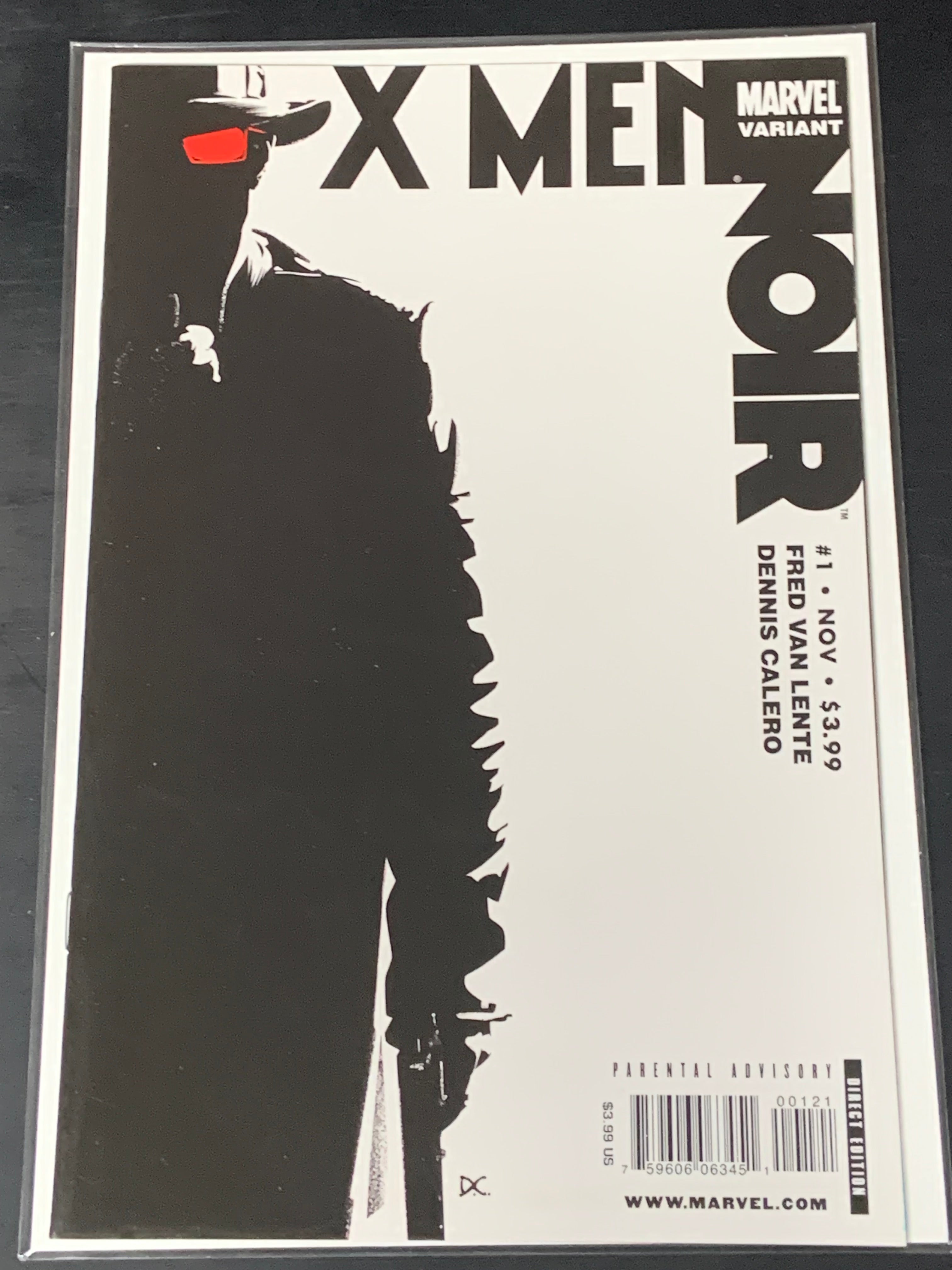 X-Men Noir 1 Marvel 2009 Calero Variant
