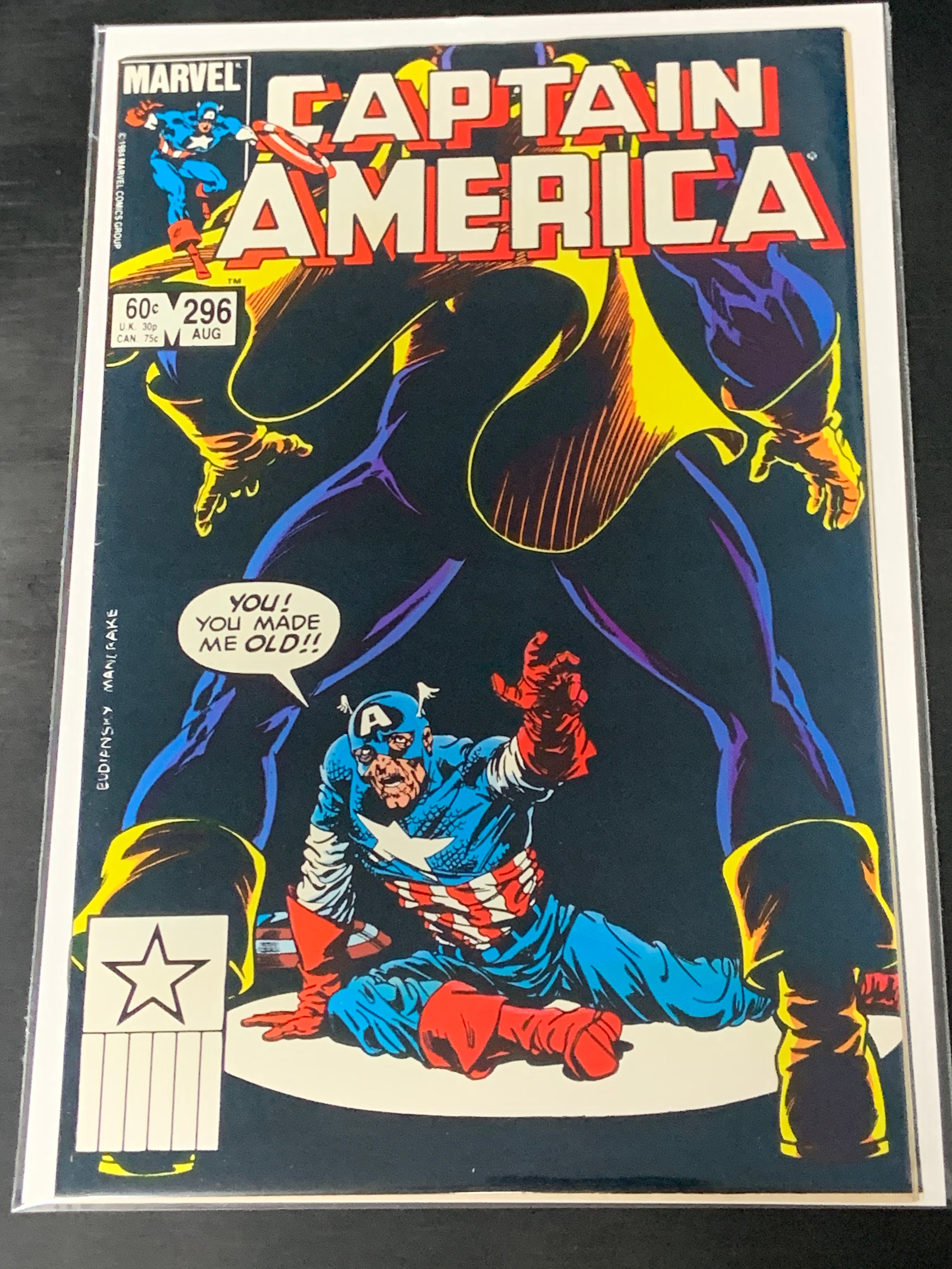 Captain America 296 Marvel 1984