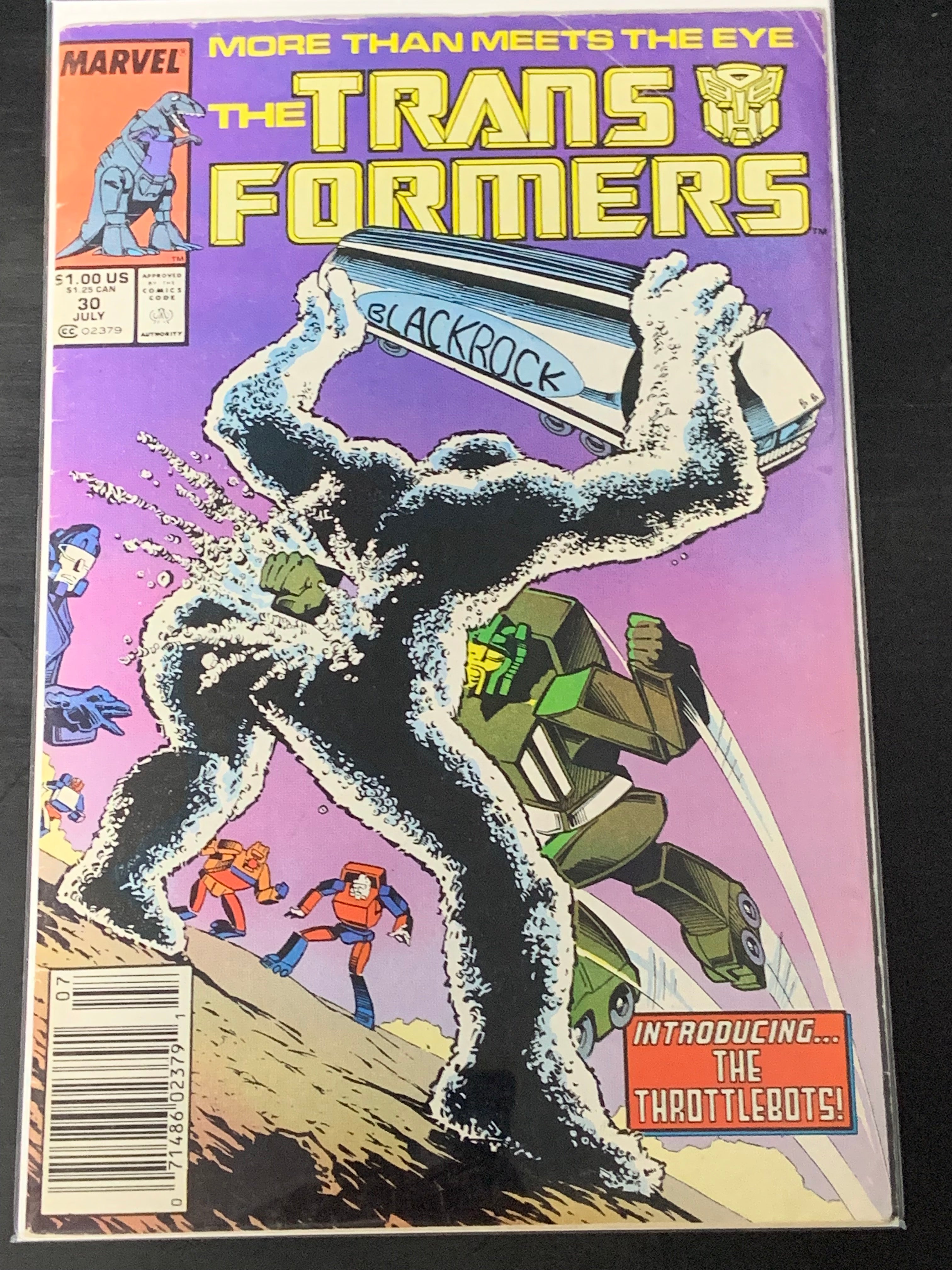 Transformers 30 Marvel 1984 Newsstand Edition