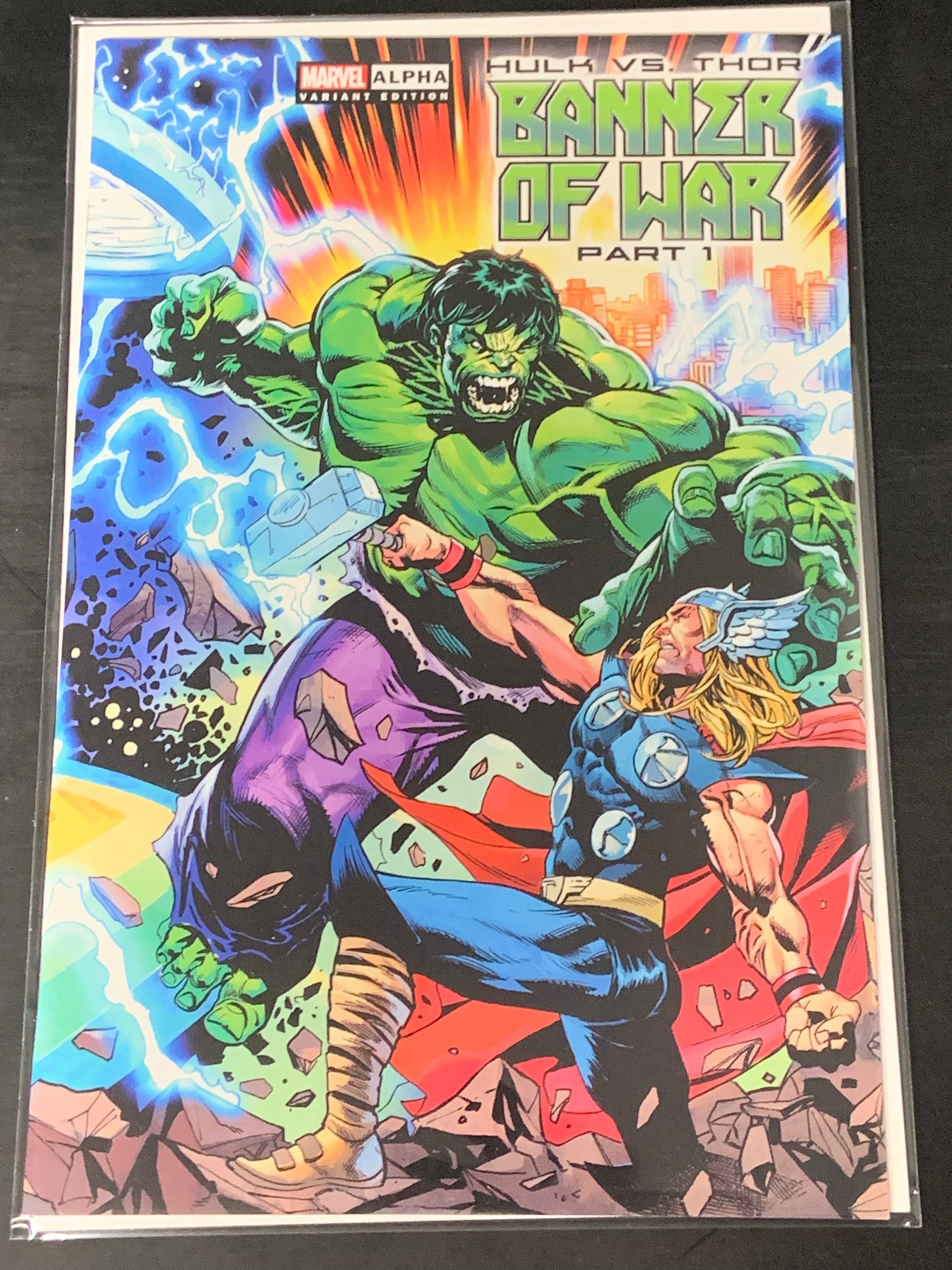 Hulk vs Thor Banner of War Alpha Geoff Shaw Variant