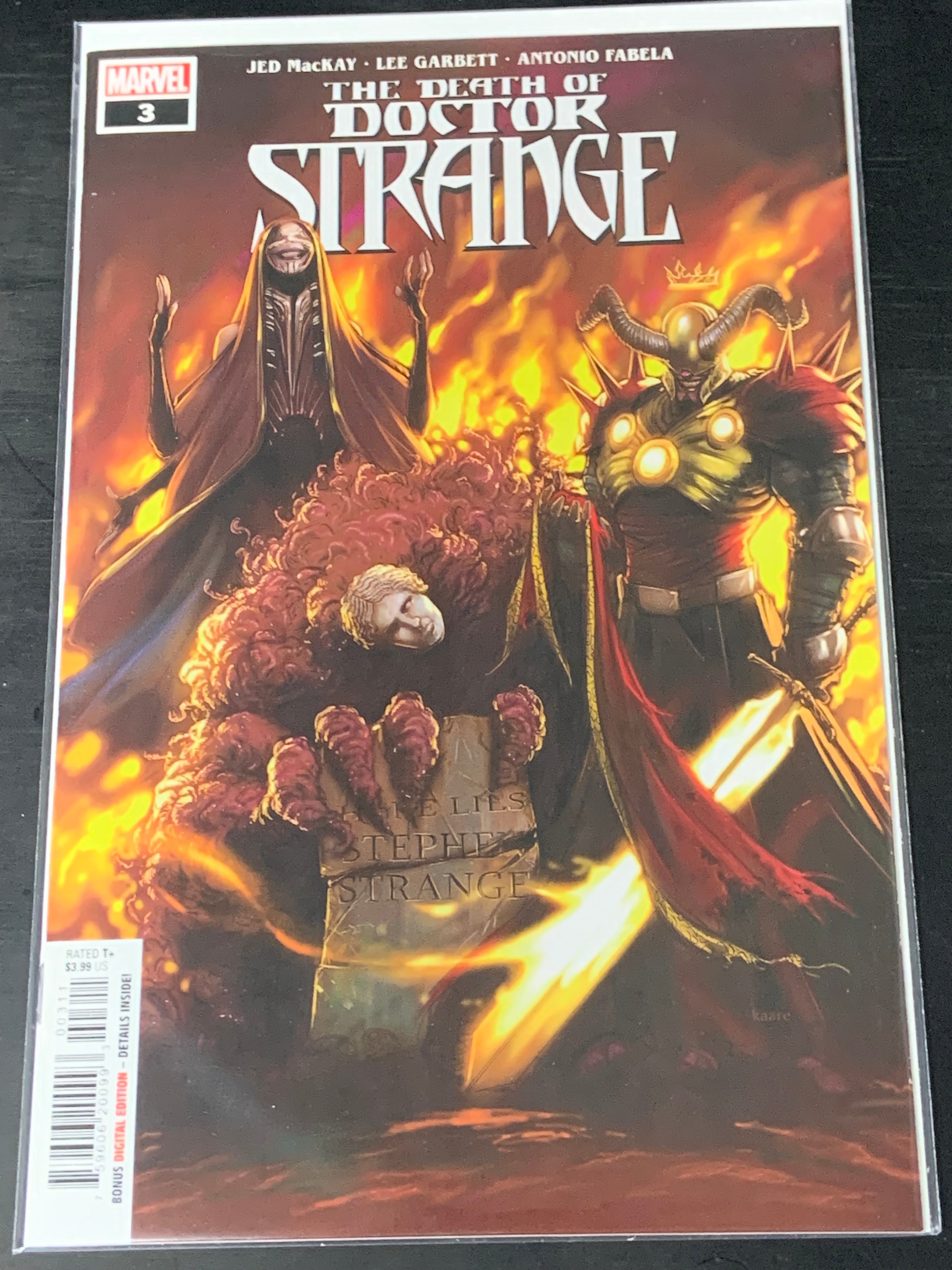 The Death of Doctor Strange 3 1st app of the Child of 3 Mothers