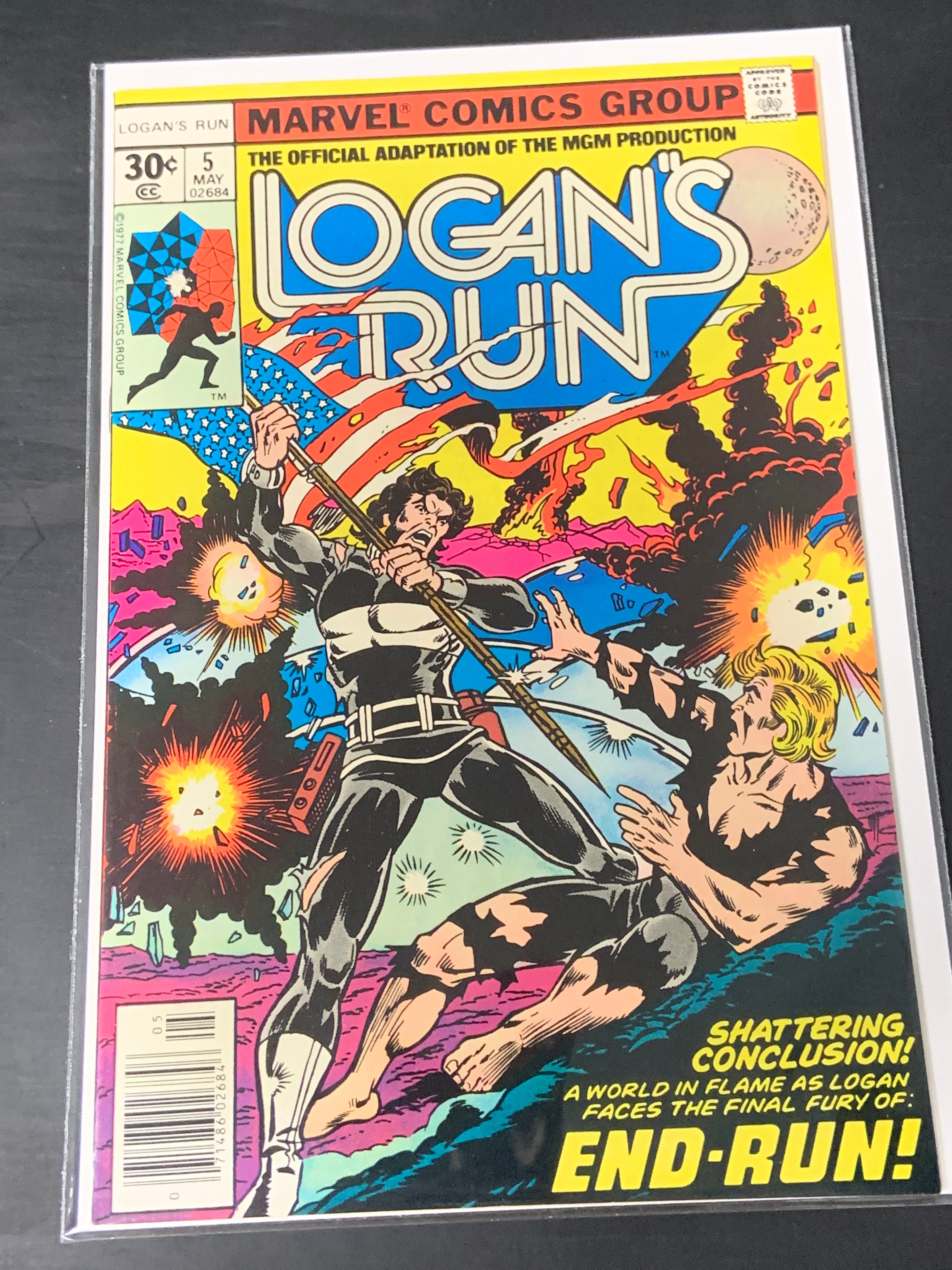 Logans Run 1 - 6 Set Marvel 1977 1st Solo Thanos