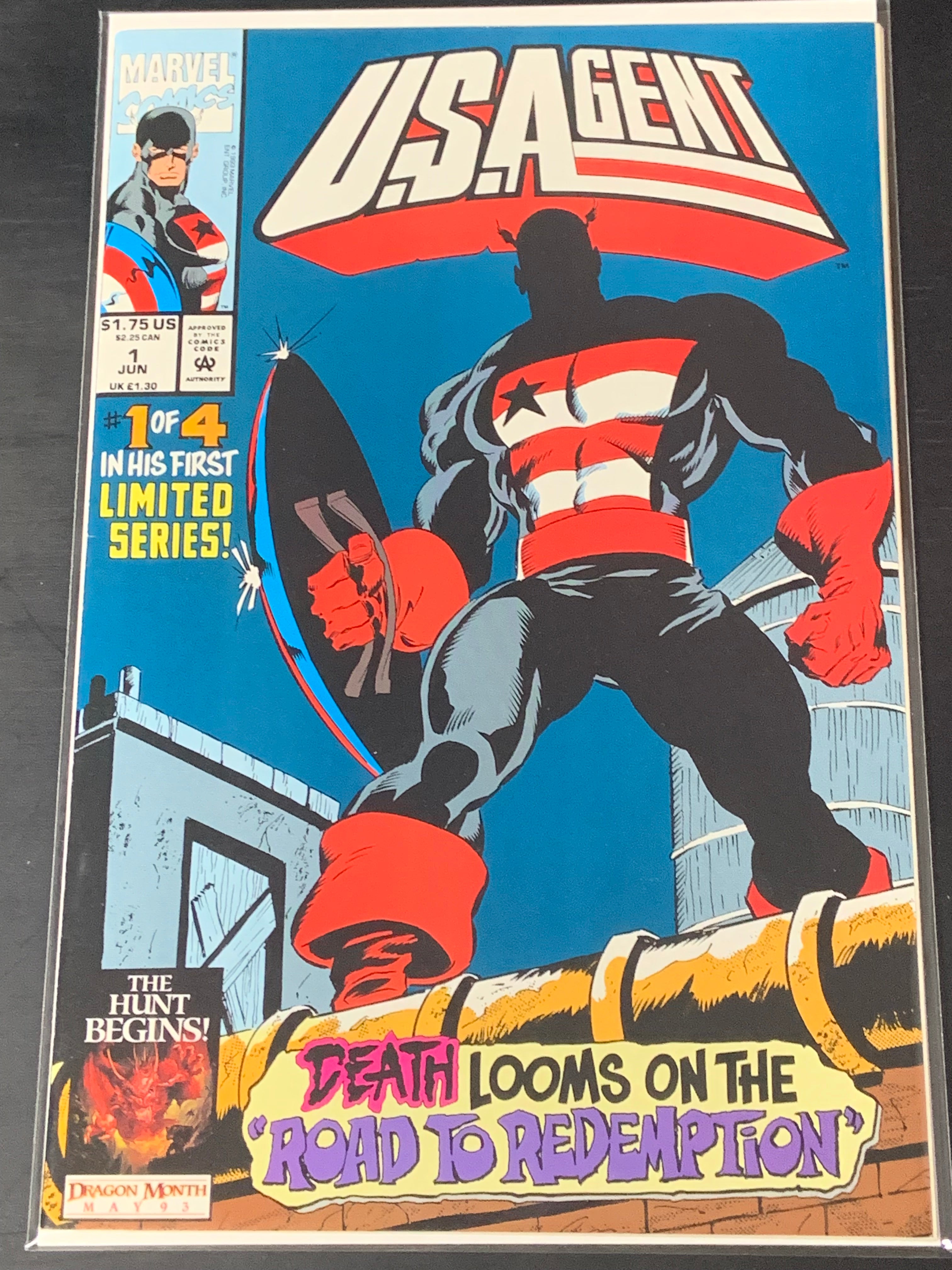 U.S.Agent 1 Marvel 1993 1st Solo Series